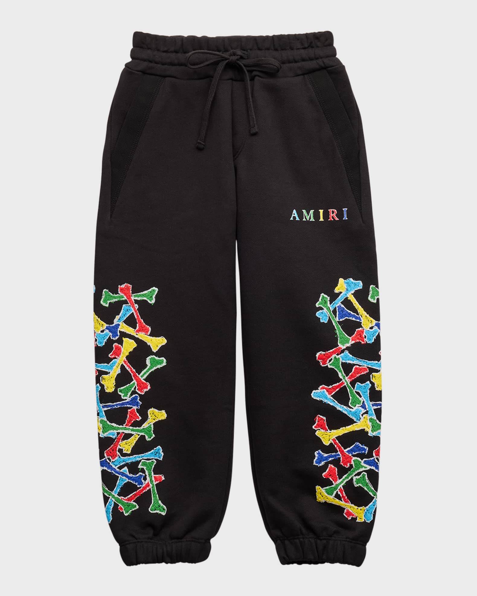 Kid's Amiri Bones Scribble Sweatpants, Size 4-12 0