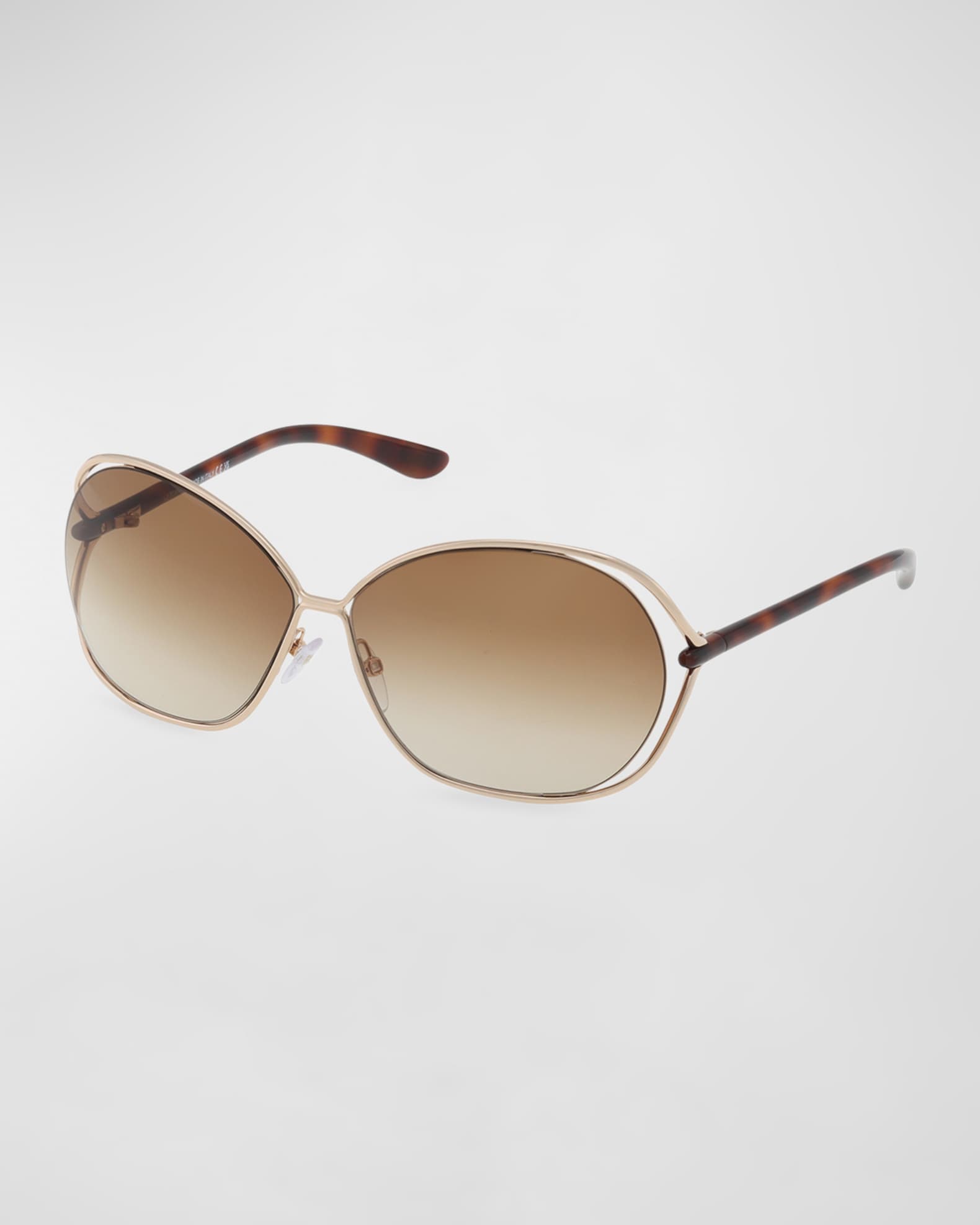 Tom ford round metal sunglasses cheap