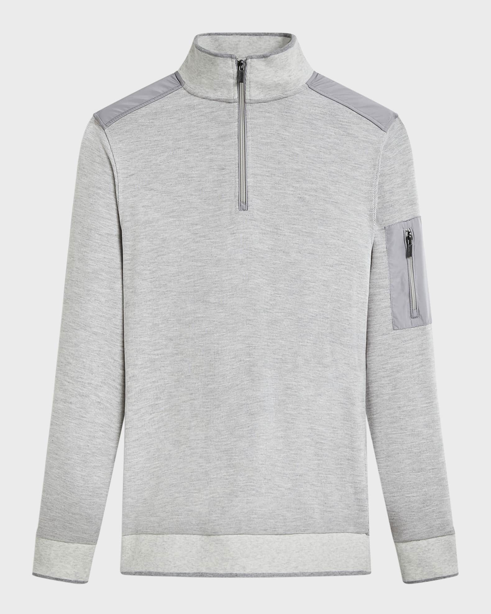 Men's Quarter-Zip Pullover Sweater 0