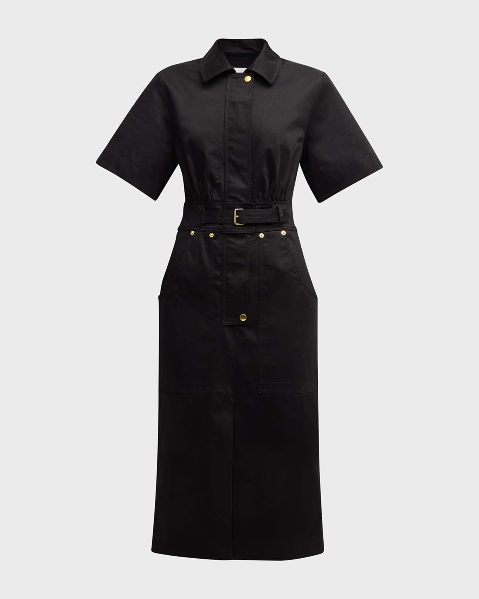 Carolina Herrera Belted Cargo Midi Dress