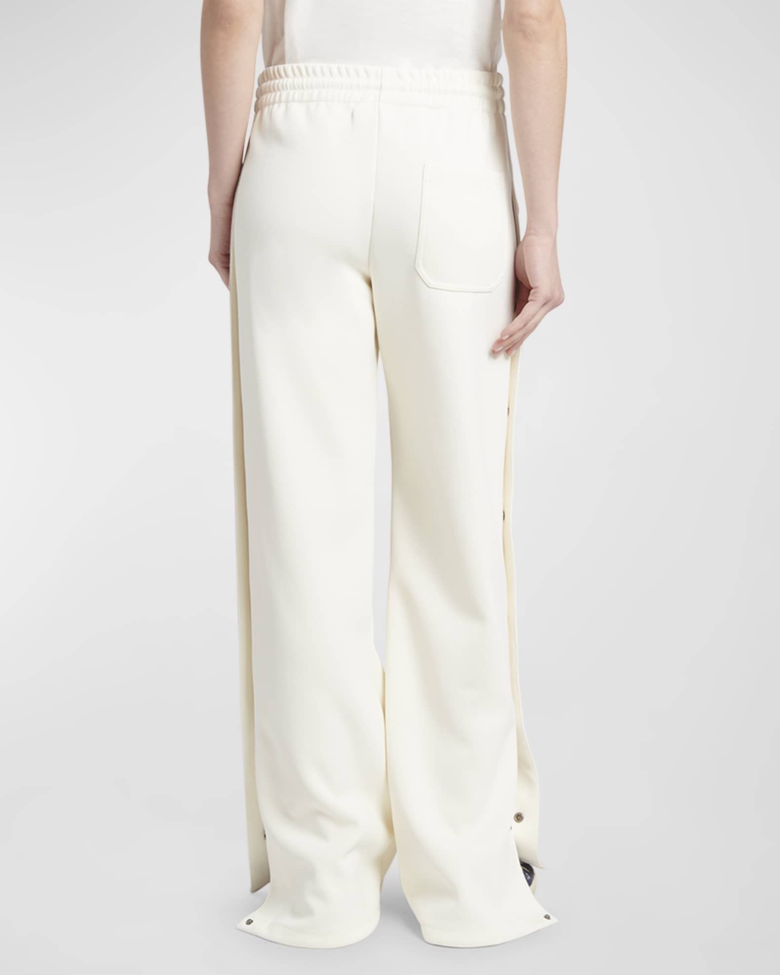 Women Maroon Double Side Tape Joggers