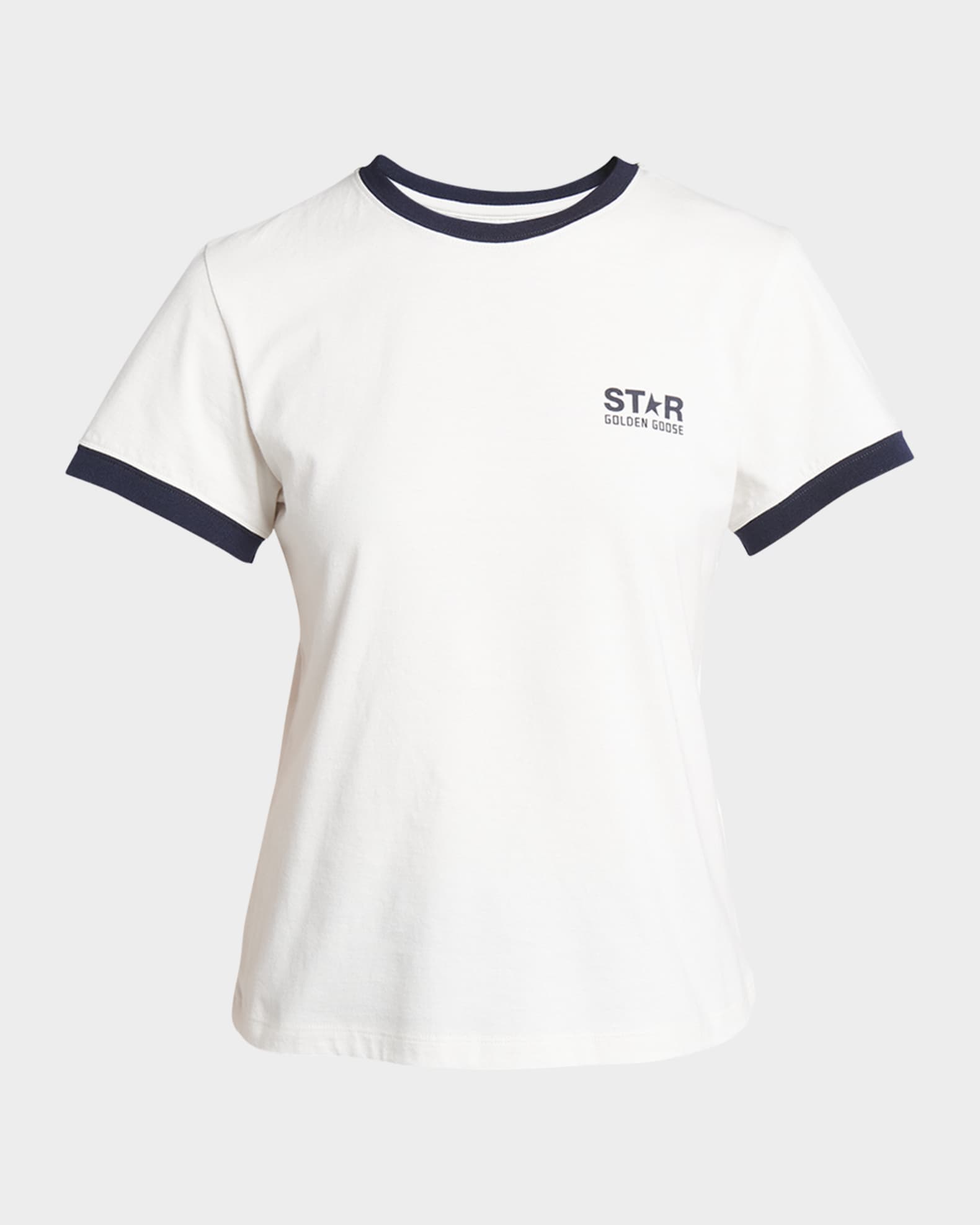 Tシャツ・カットソー Golden Goose Golden Goose T-shirts and Polos Golden Goose Star Short-Sleeve Logo T-Shirt | Neiman Marcus