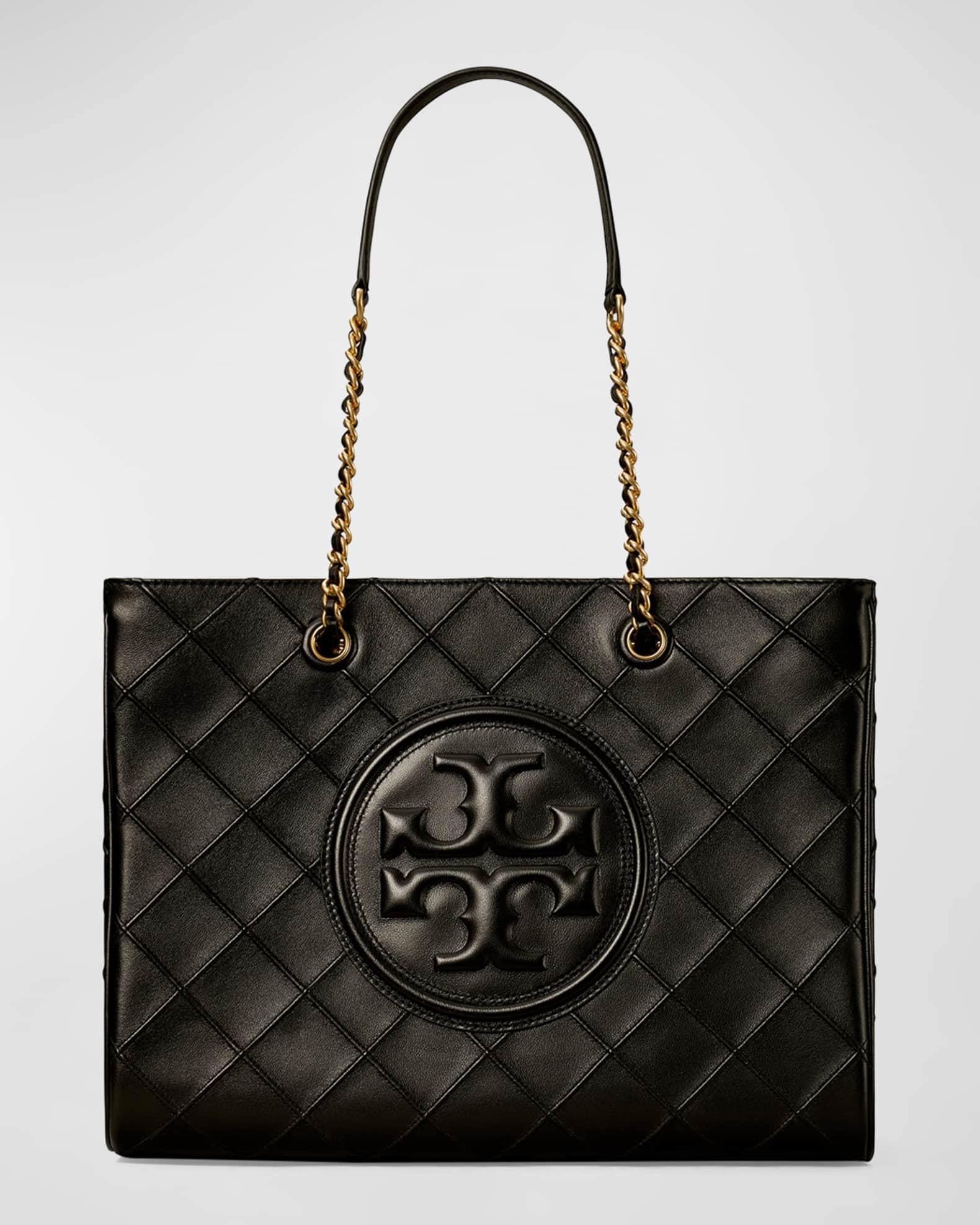 Fleming Quilted Chain Tote Bag