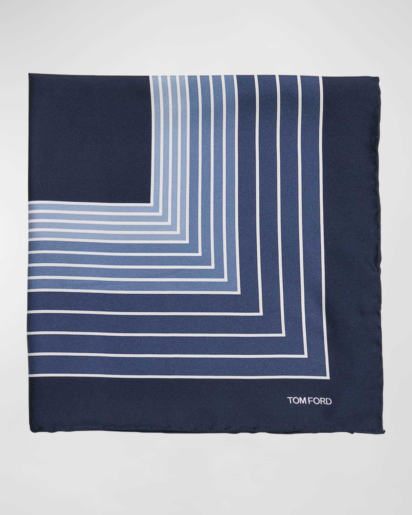 TOM FORD Men's Silk Twill Pocket Square
