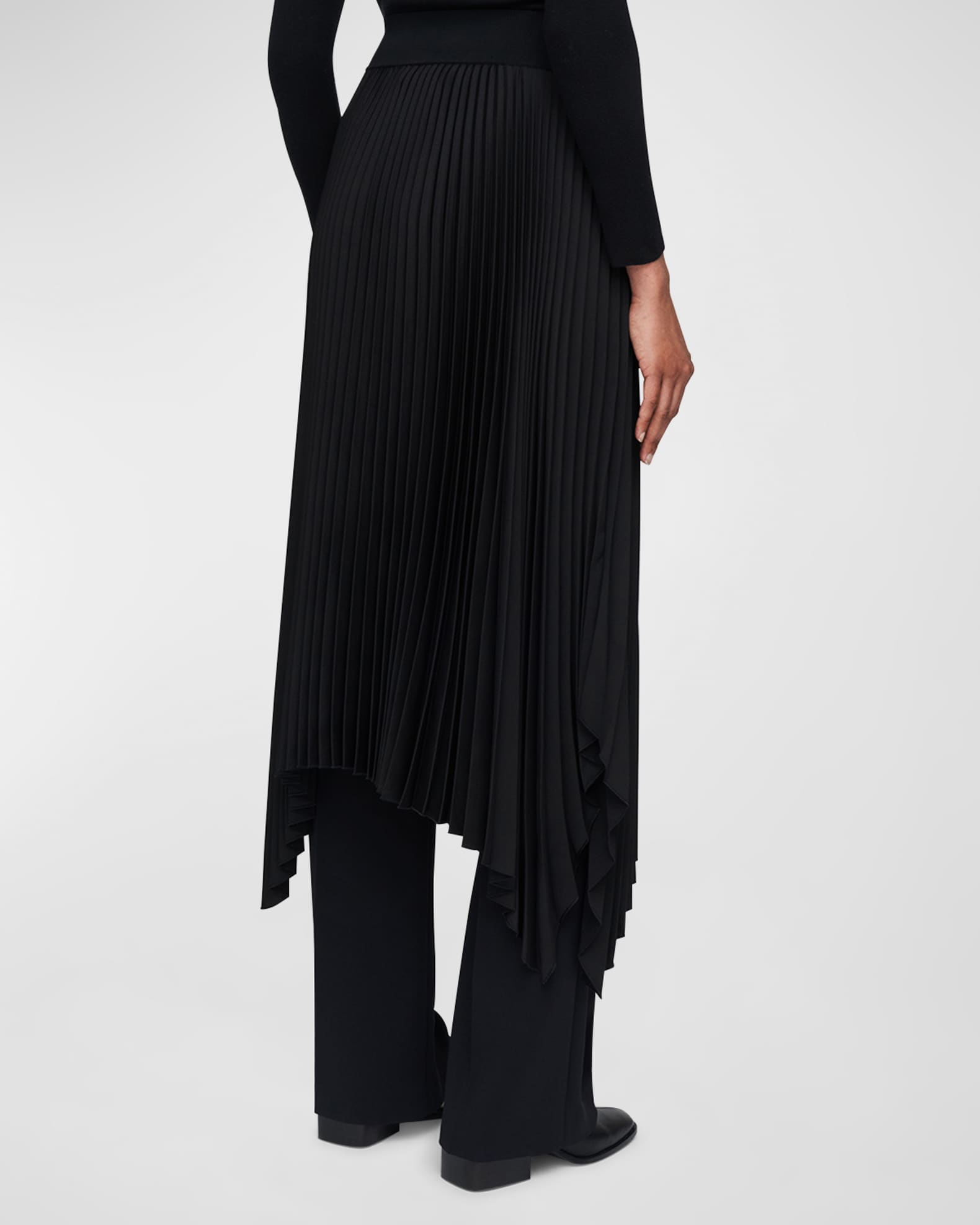 Joseph Ade Pleated Handkerchief Midi Skirt | Neiman Marcus
