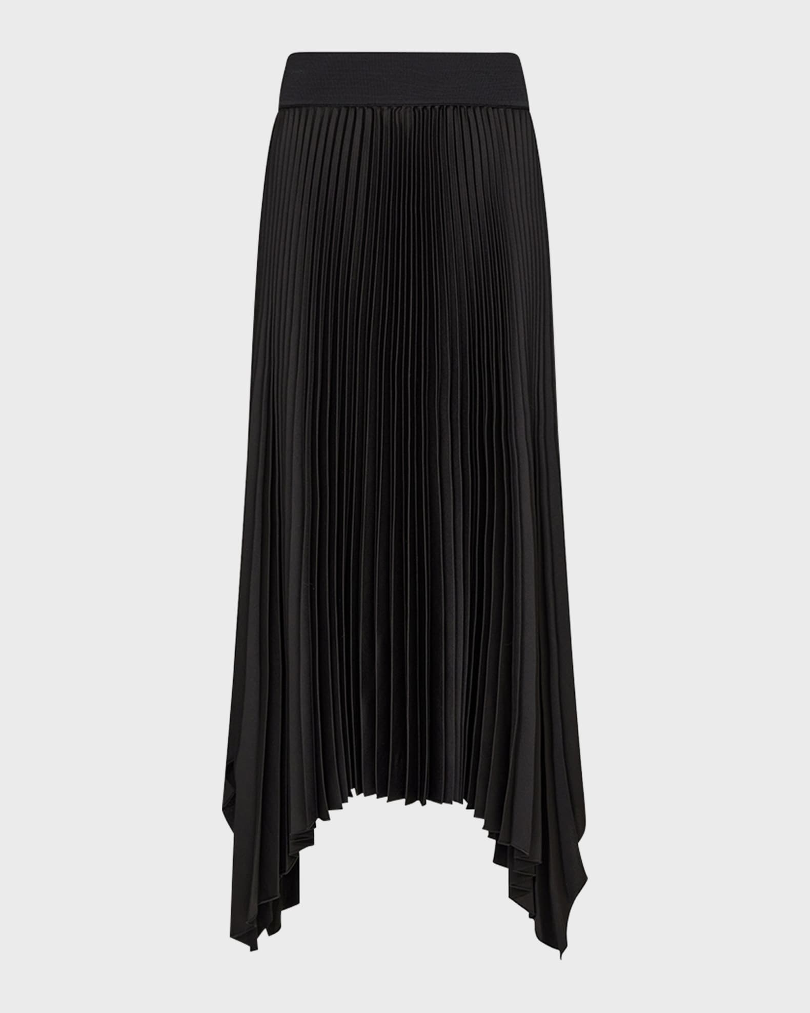 Ade Pleated Handkerchief Midi Skirt 0