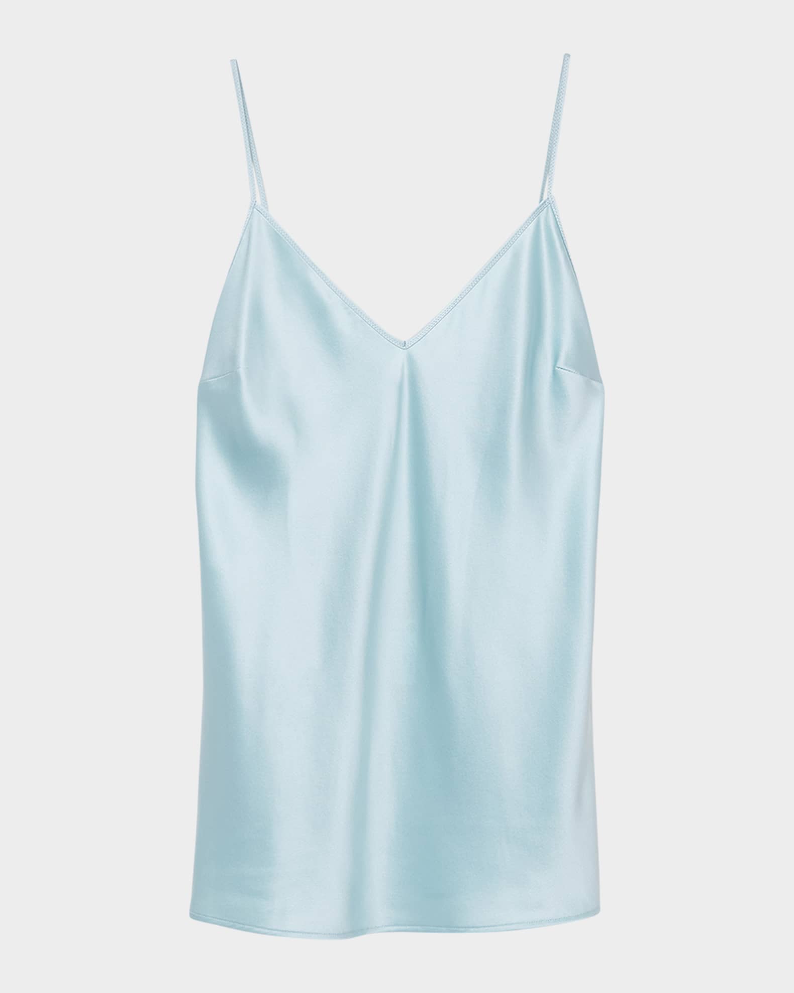 Joseph Clea V-Neck Silk Satin Tank