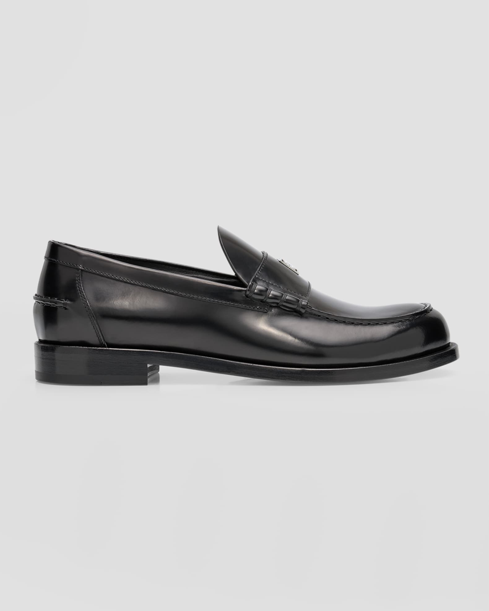 Givenchy Men's Mr G Brushed Leather Penny Loafers | Neiman Marcus