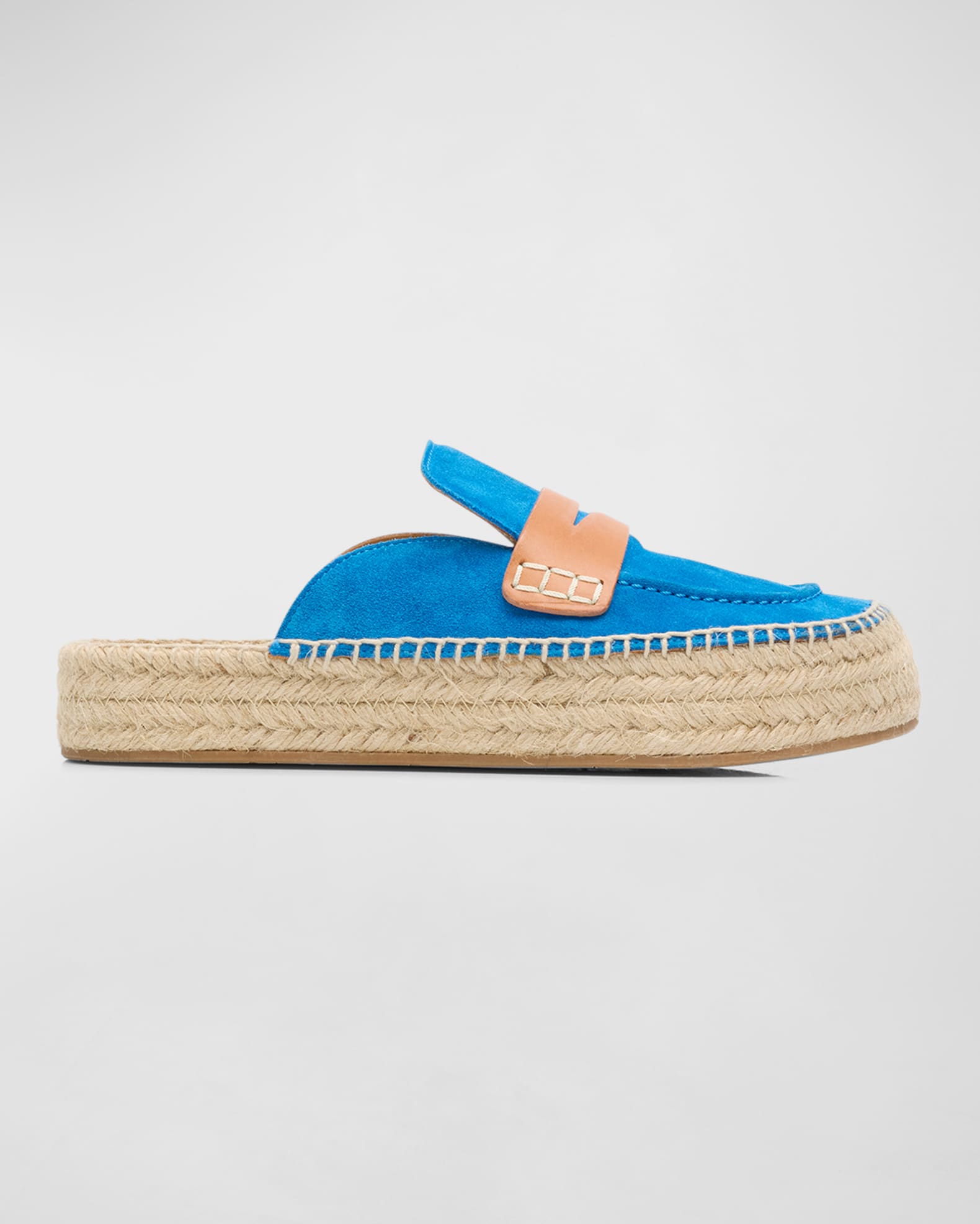 JW Anderson Men's Suede Espadrille Loafers