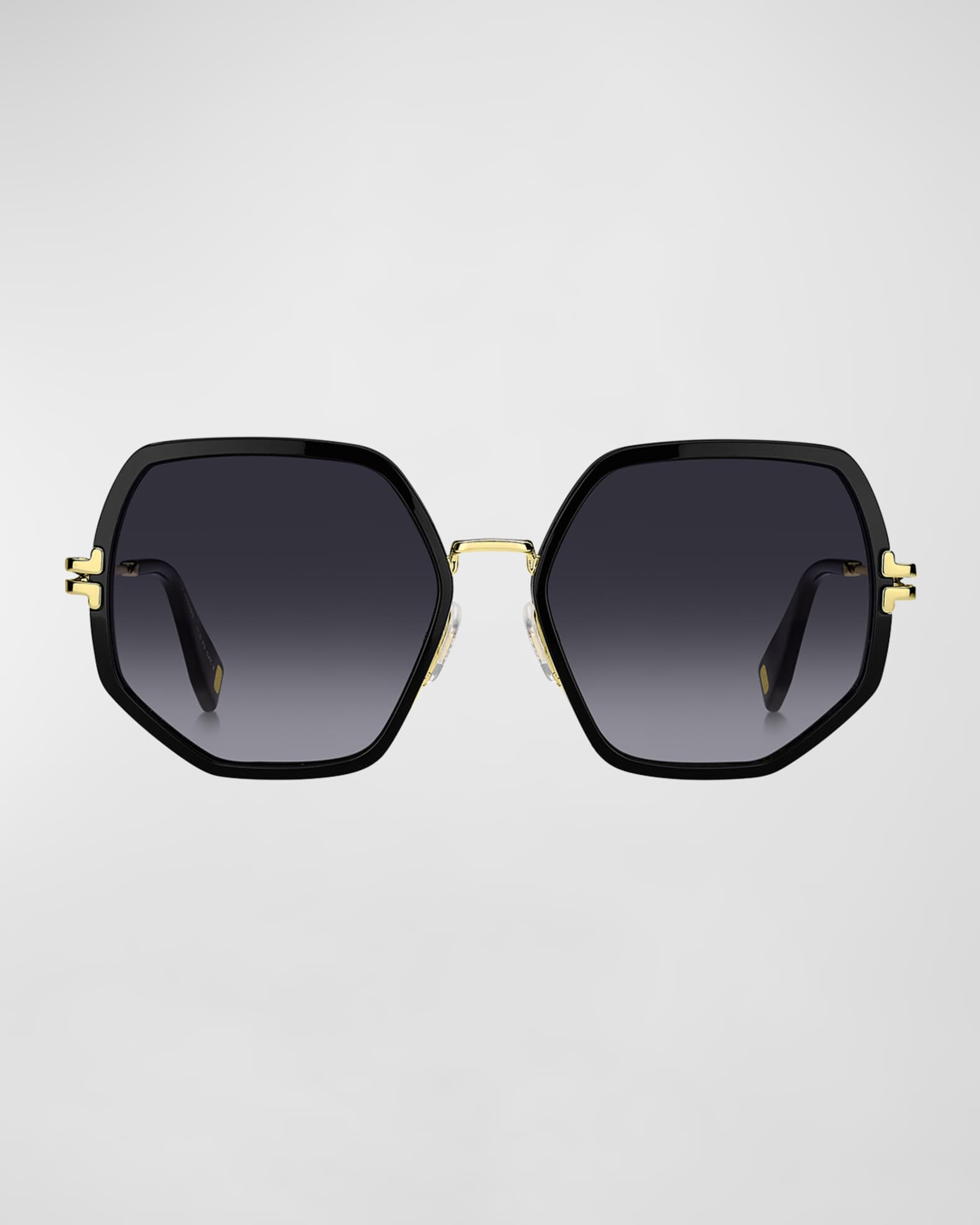 Marc Jacobs Geometric Metal & Acetate Square Sunglasses