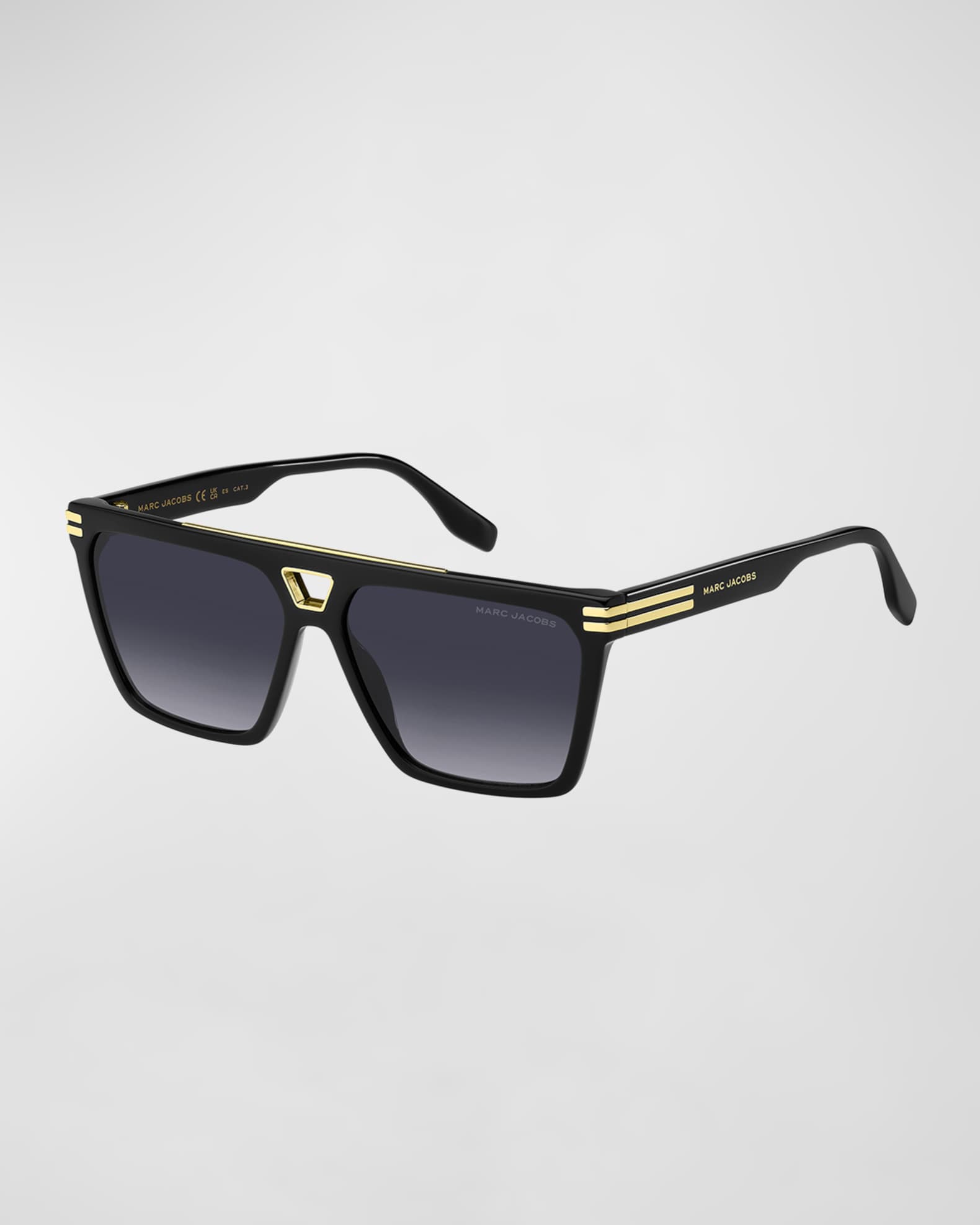 Marc jacobs black aviator sunglasses clearance