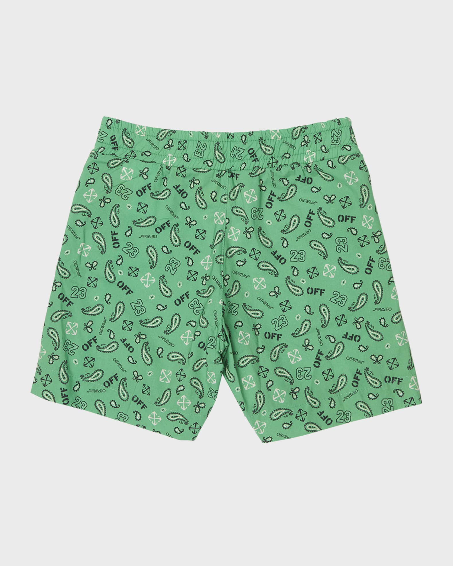 Bandana crochet cotton shorts
