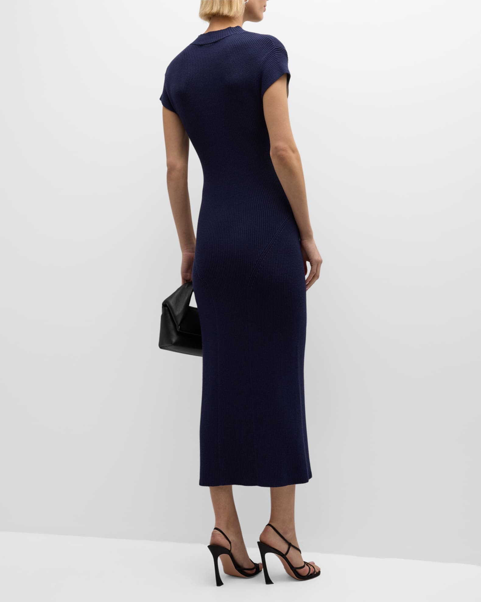 Armani Jeans Stretchy Ribbed Dress