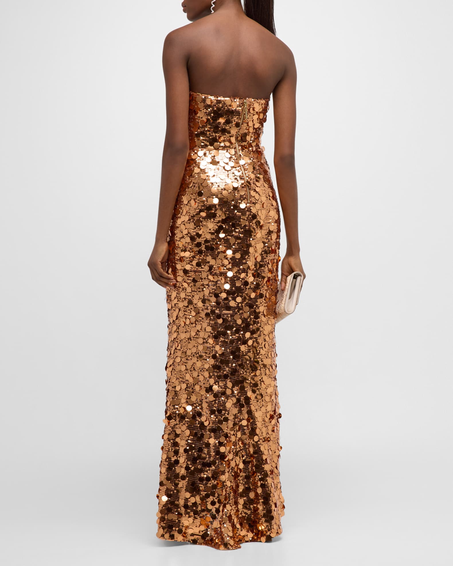 Sequin Column Dress