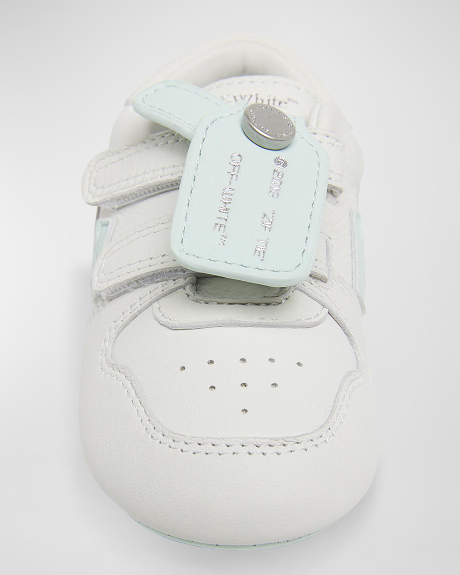 Off-White Boy's Mini Out Of Office Leather Sneakers, Baby | Neiman Marcus