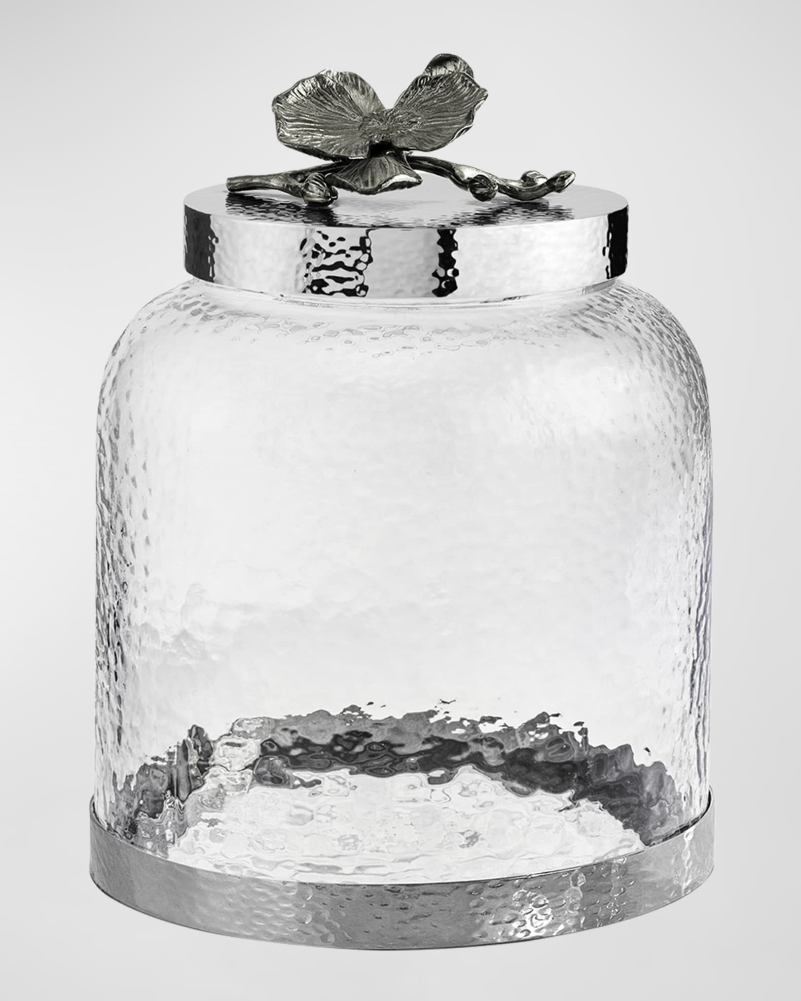 【極美品】Michael Aram　インテリア　果物入れ　菓子入れ　アンティーク Michael Aram Black Orchid Cookie Jar | Neiman Marcus