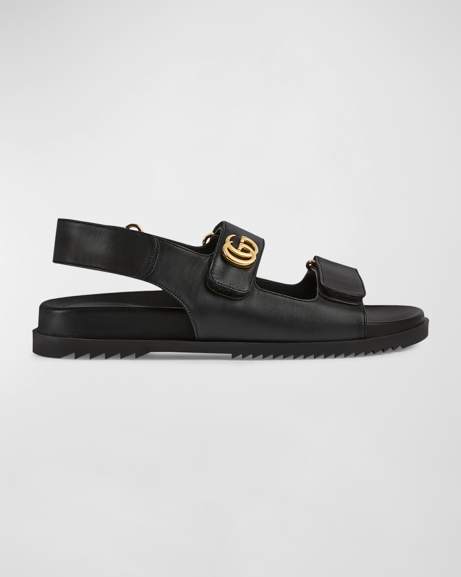 Gucci monogram sandals cheap
