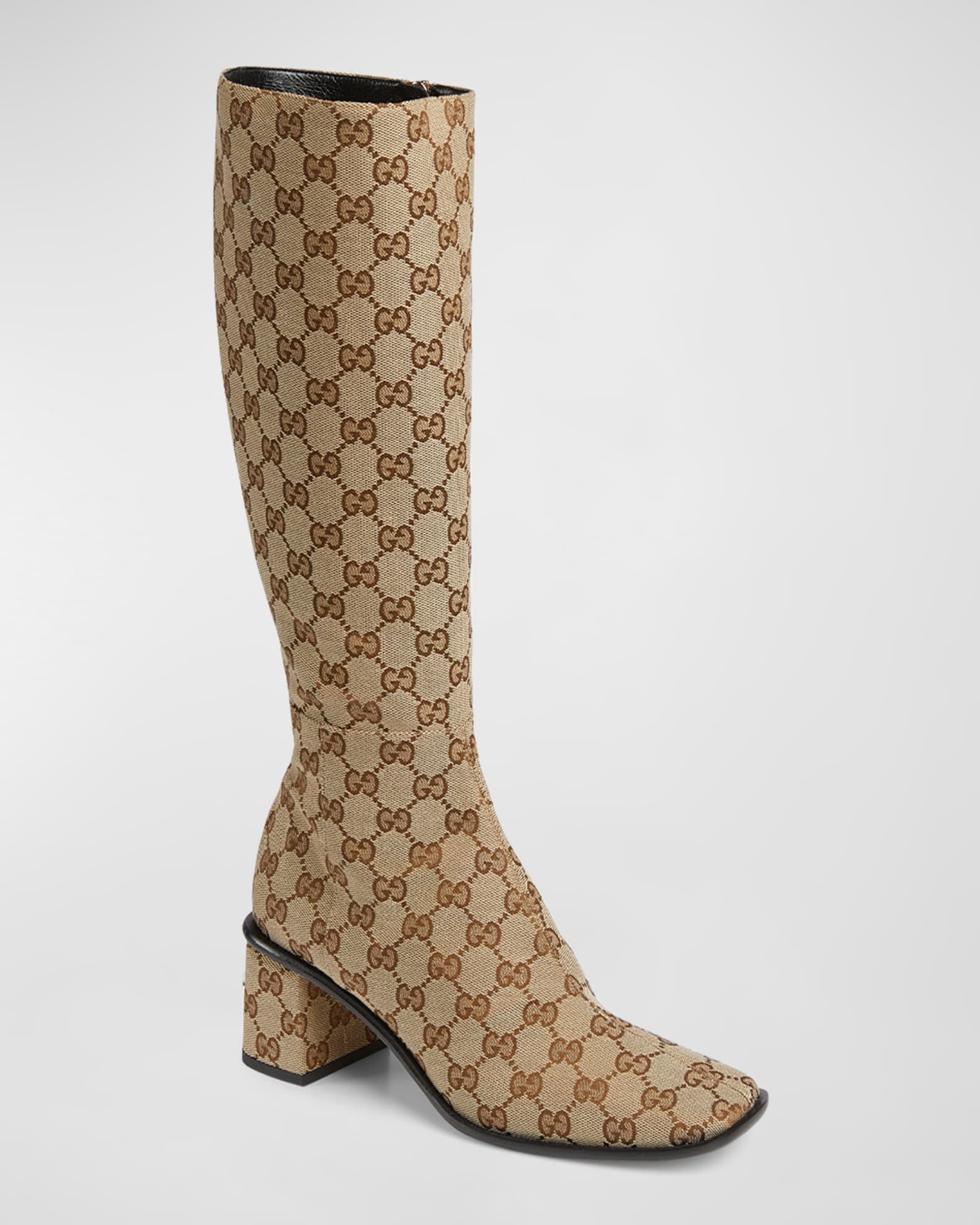 Onyx GG Monogram Knee Boots