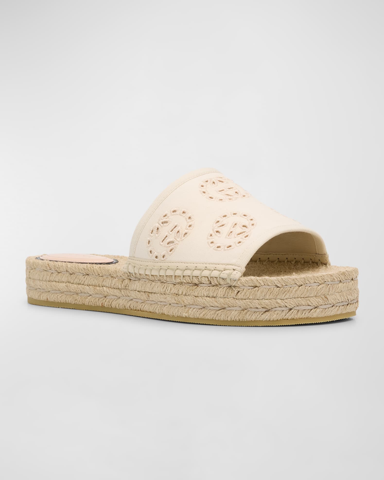 Damita GG Eyelet Espadrille Sandals