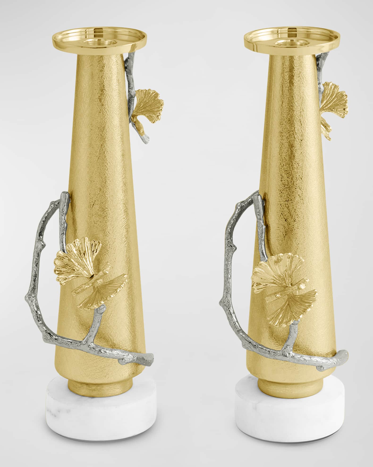 Butterfly Ginkgo Luxe Candleholders 1