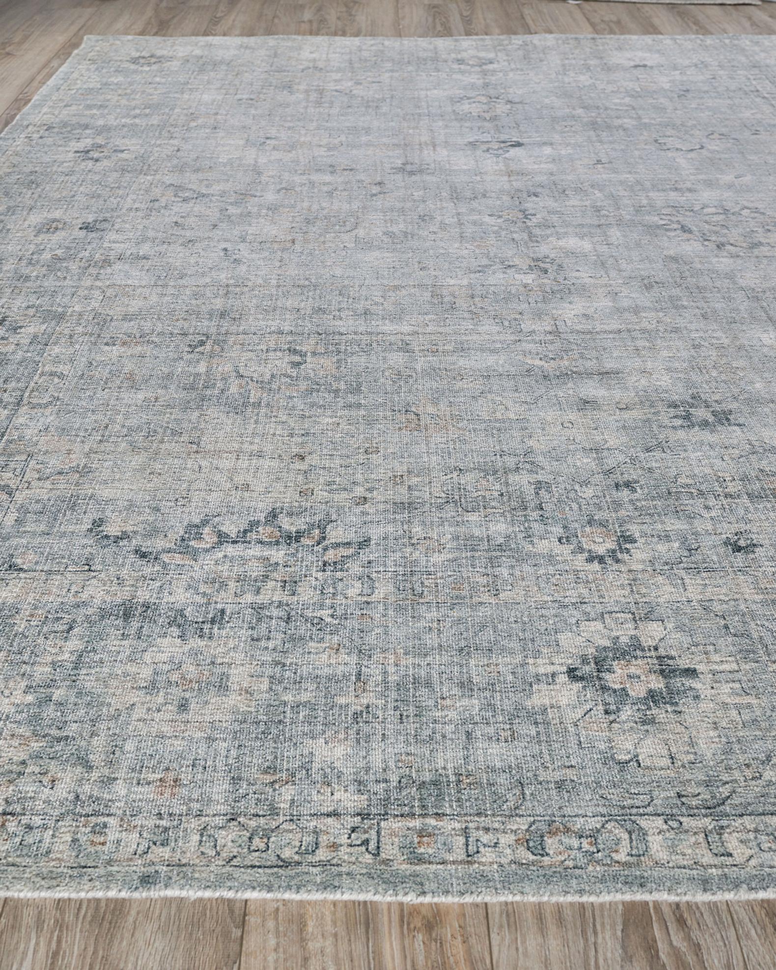Cambridge Blue Rug Collection | Neiman Marcus