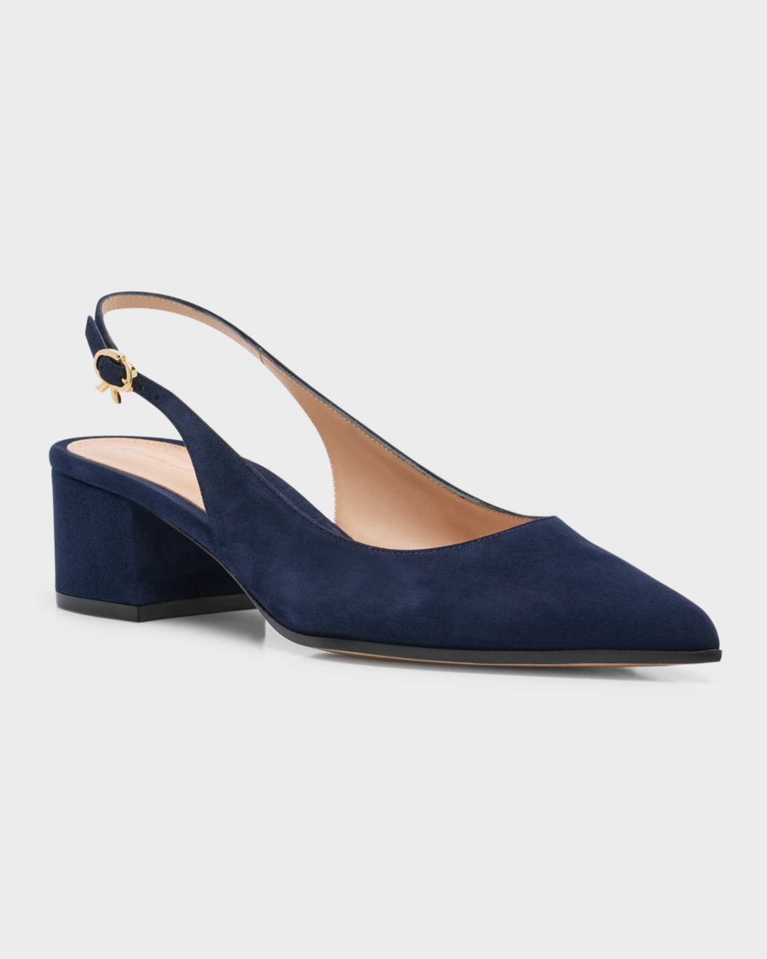 Gianvito Rossi Piper Sling 45 Pumps | Neiman Marcus