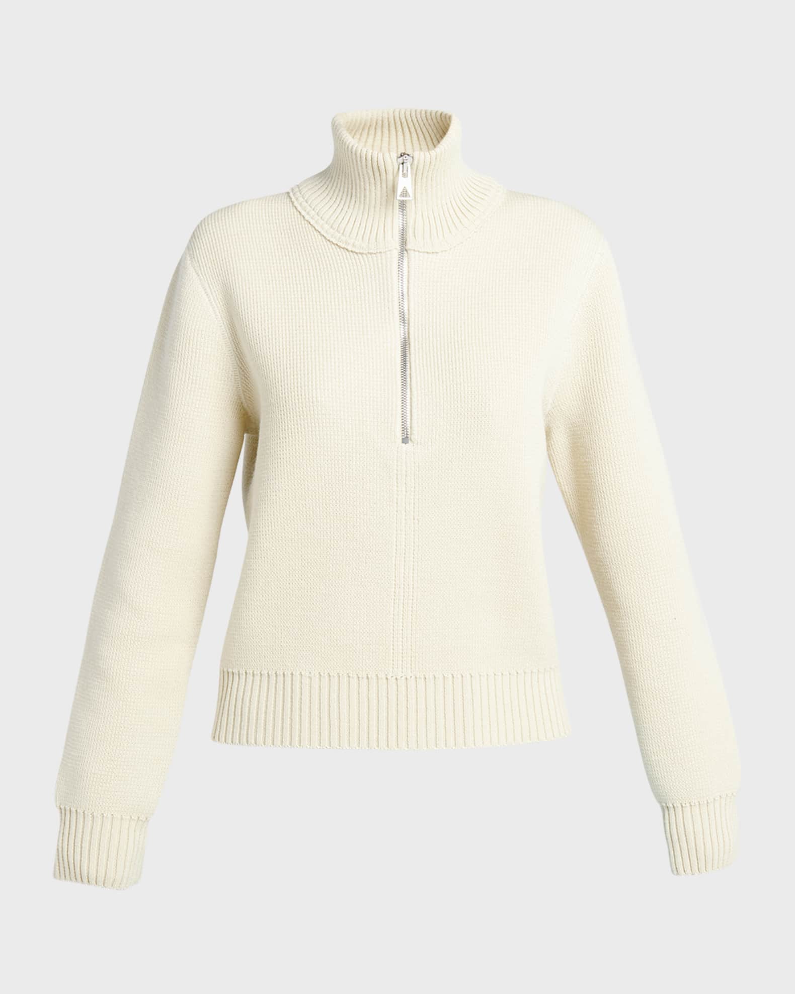 激安/新作 Wool Dry Veneta Bottega Ribbed Marcus Neiman | Sweater Half-Zip トップス