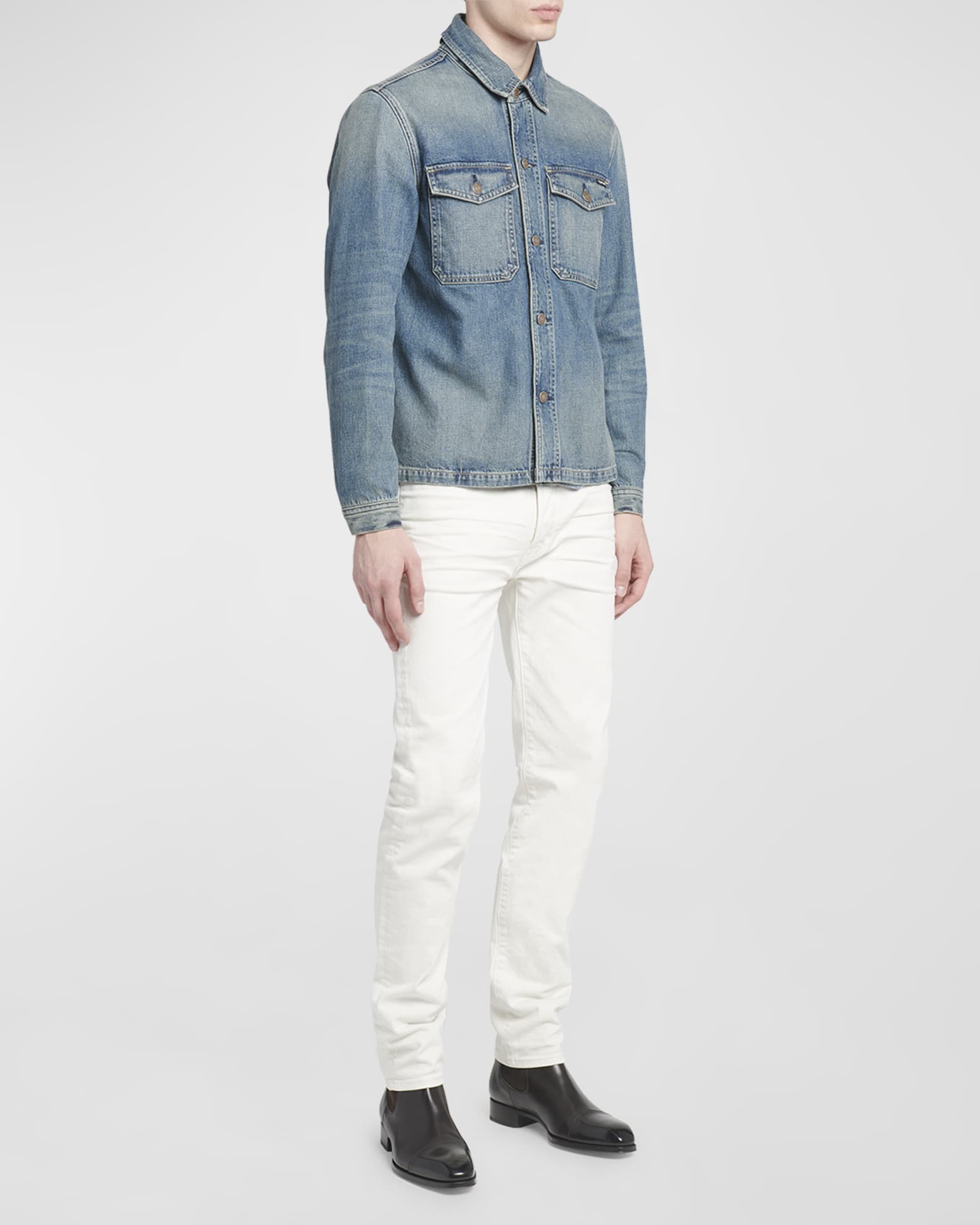 Men's Denim Shirt Jacket