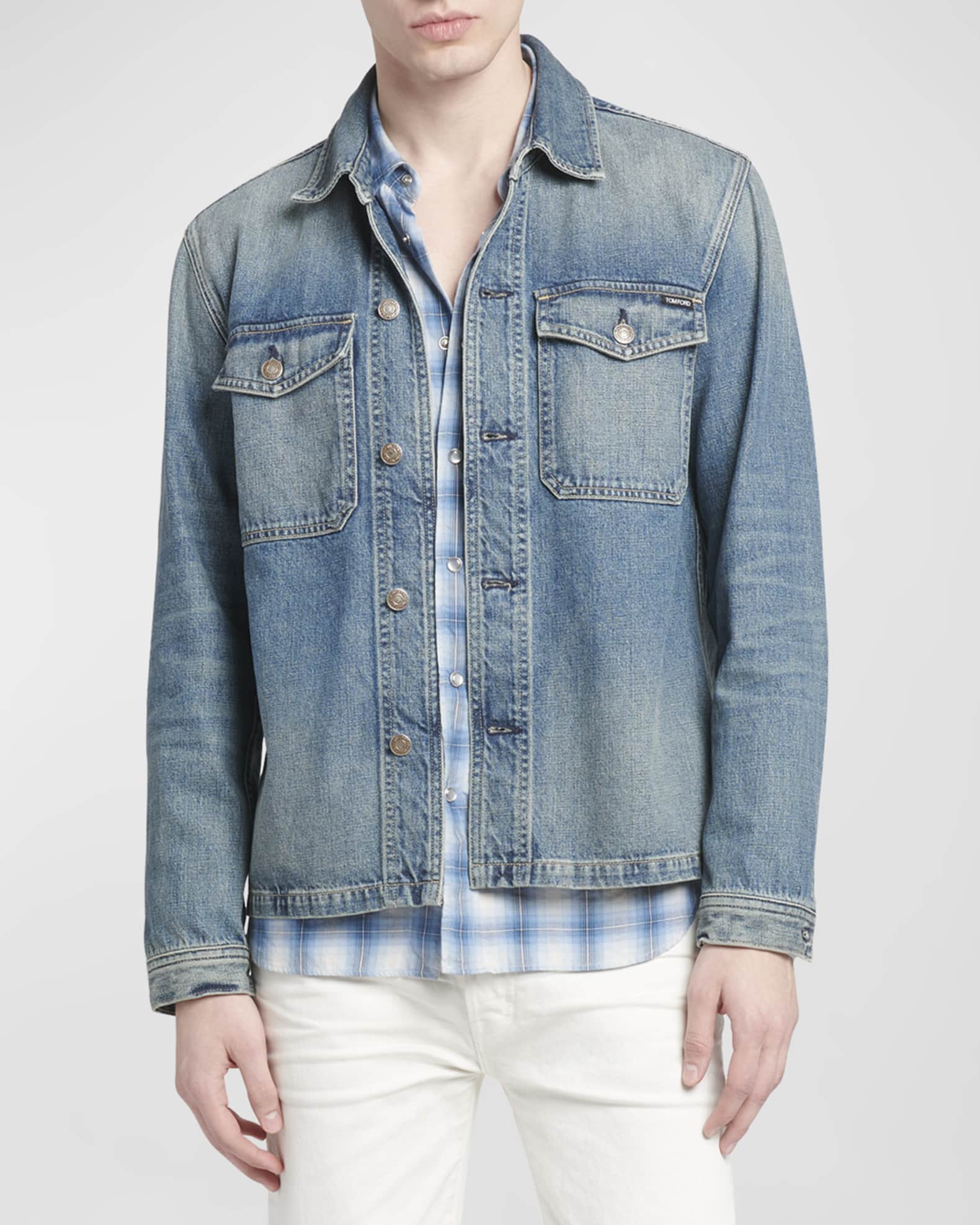 Men's Denim Shirt Jacket