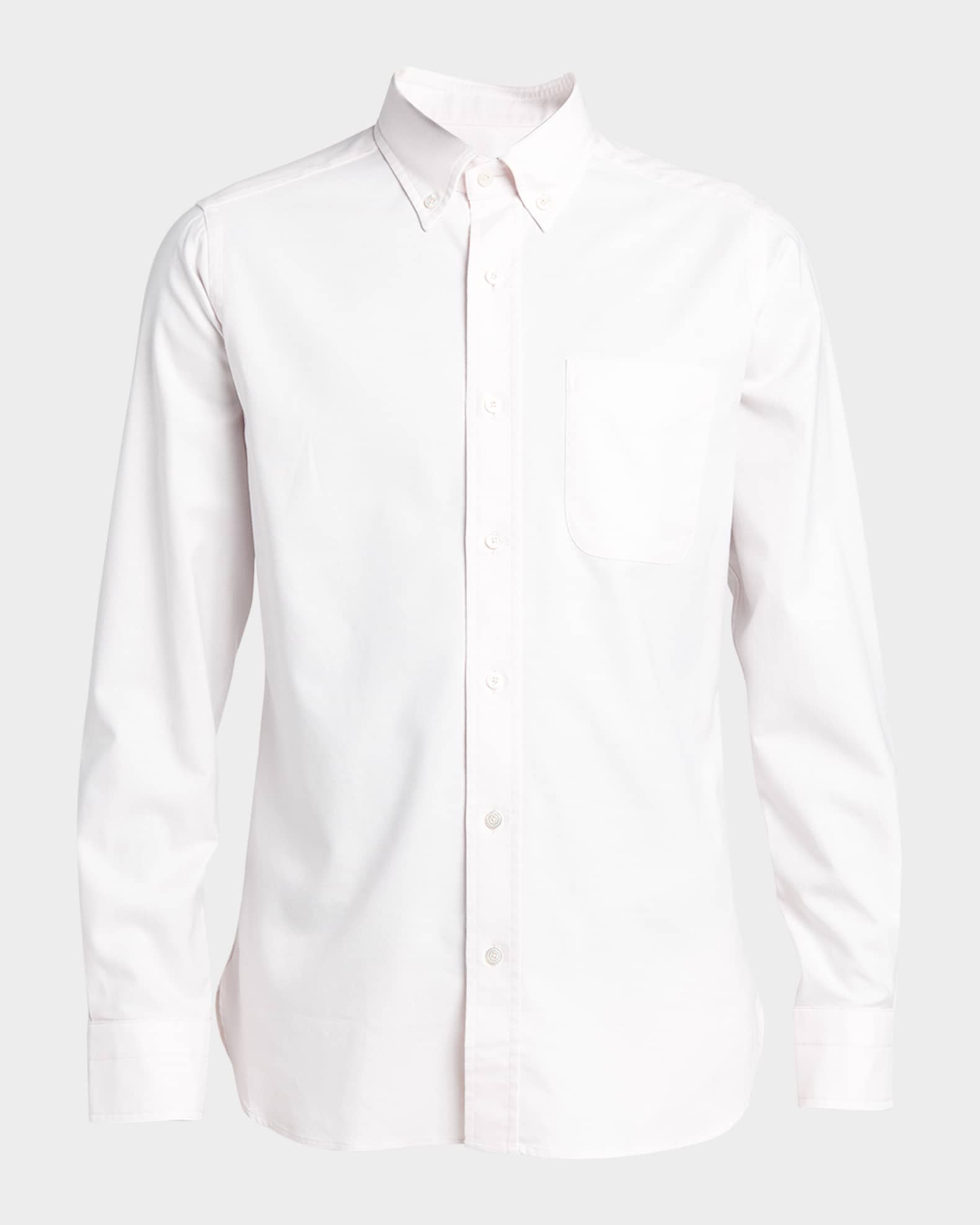 Men's Slim Fit Cotton Oxford Sport Shirt 0