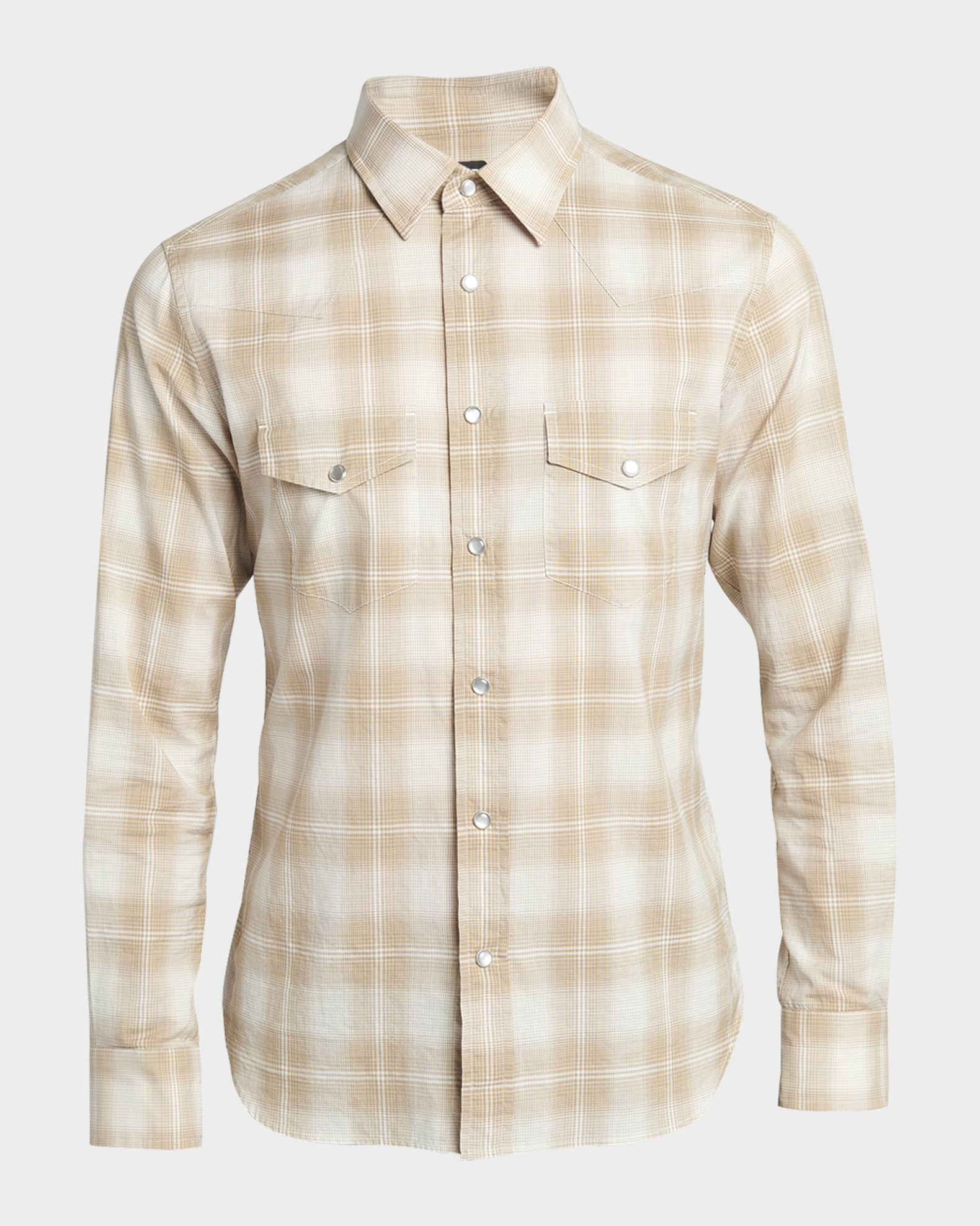 Degradé Cotton Poplin S/s Shirt