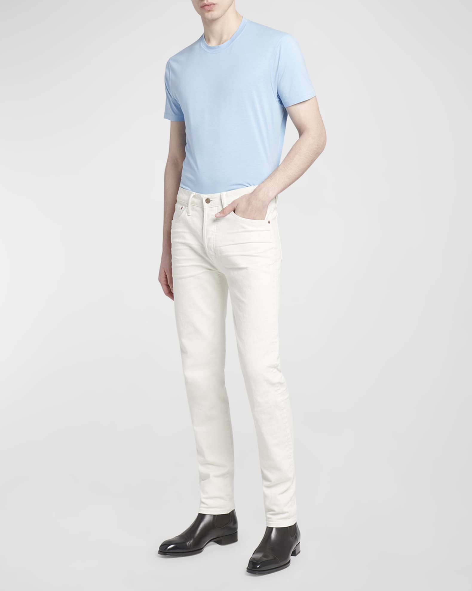 TOM FORD Men's Slim-Leg 5-Pocket Jeans | Neiman Marcus