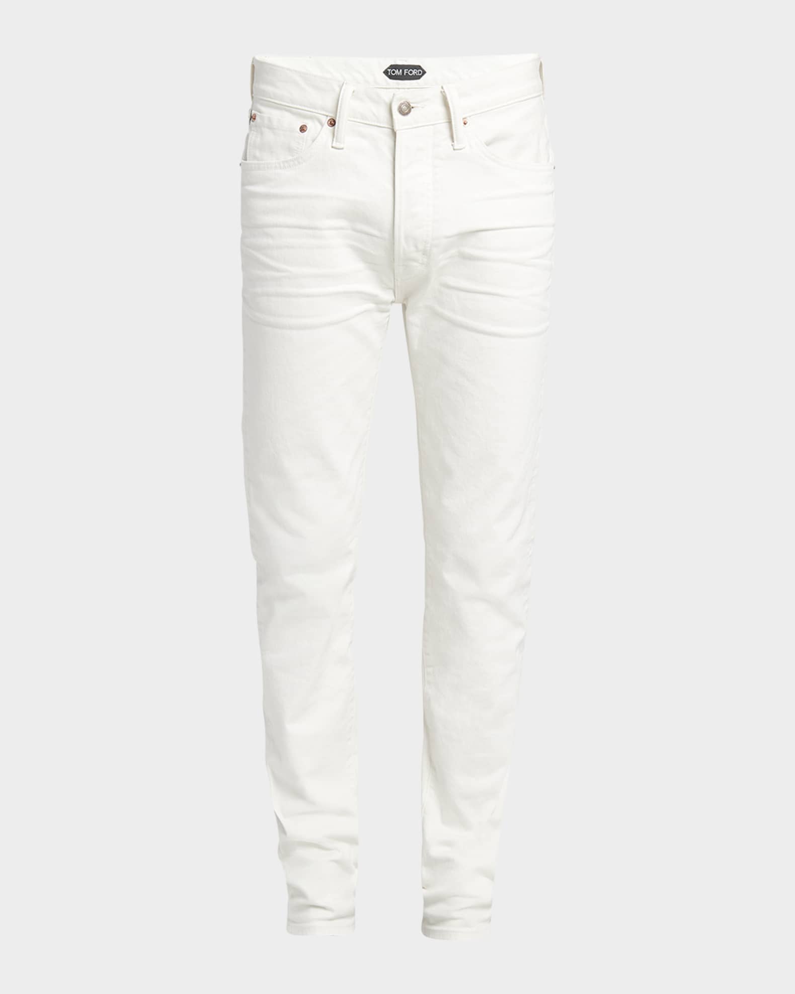 TOM FORD Men's Slim-Leg 5-Pocket Jeans | Neiman Marcus