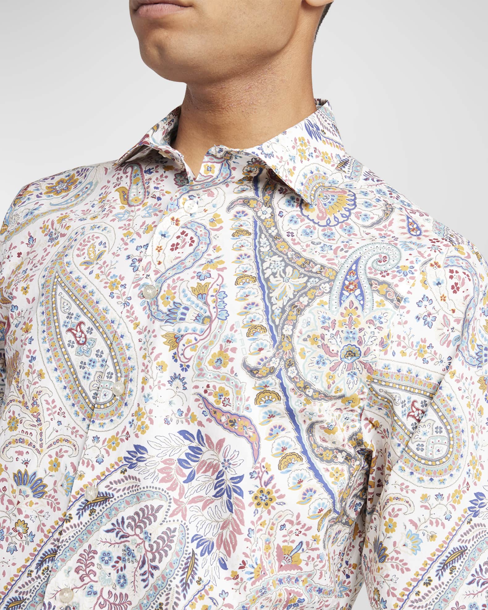 Etro Men's Paisley ButtonDown Shirt Neiman Marcus