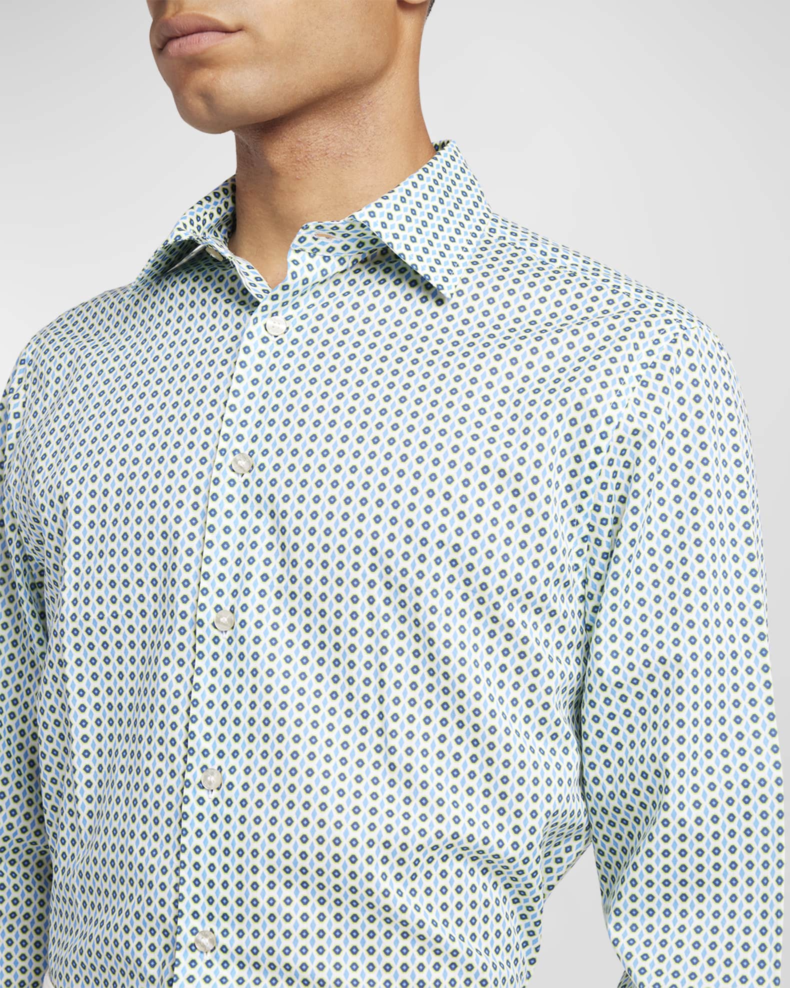 Etro Men's Geometric Button-Down Shirt | Neiman Marcus