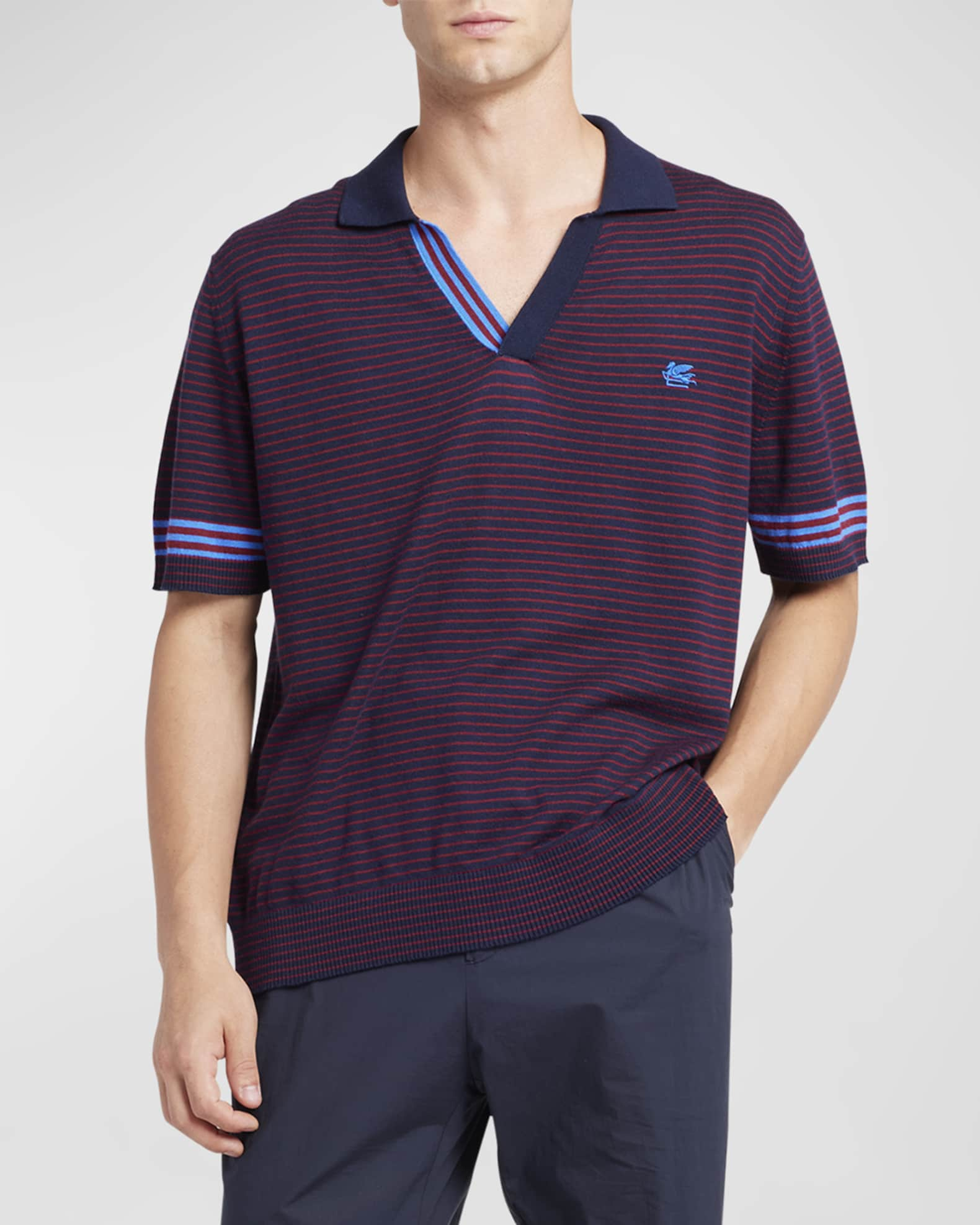 ETRO - Striped Cotton Shorts