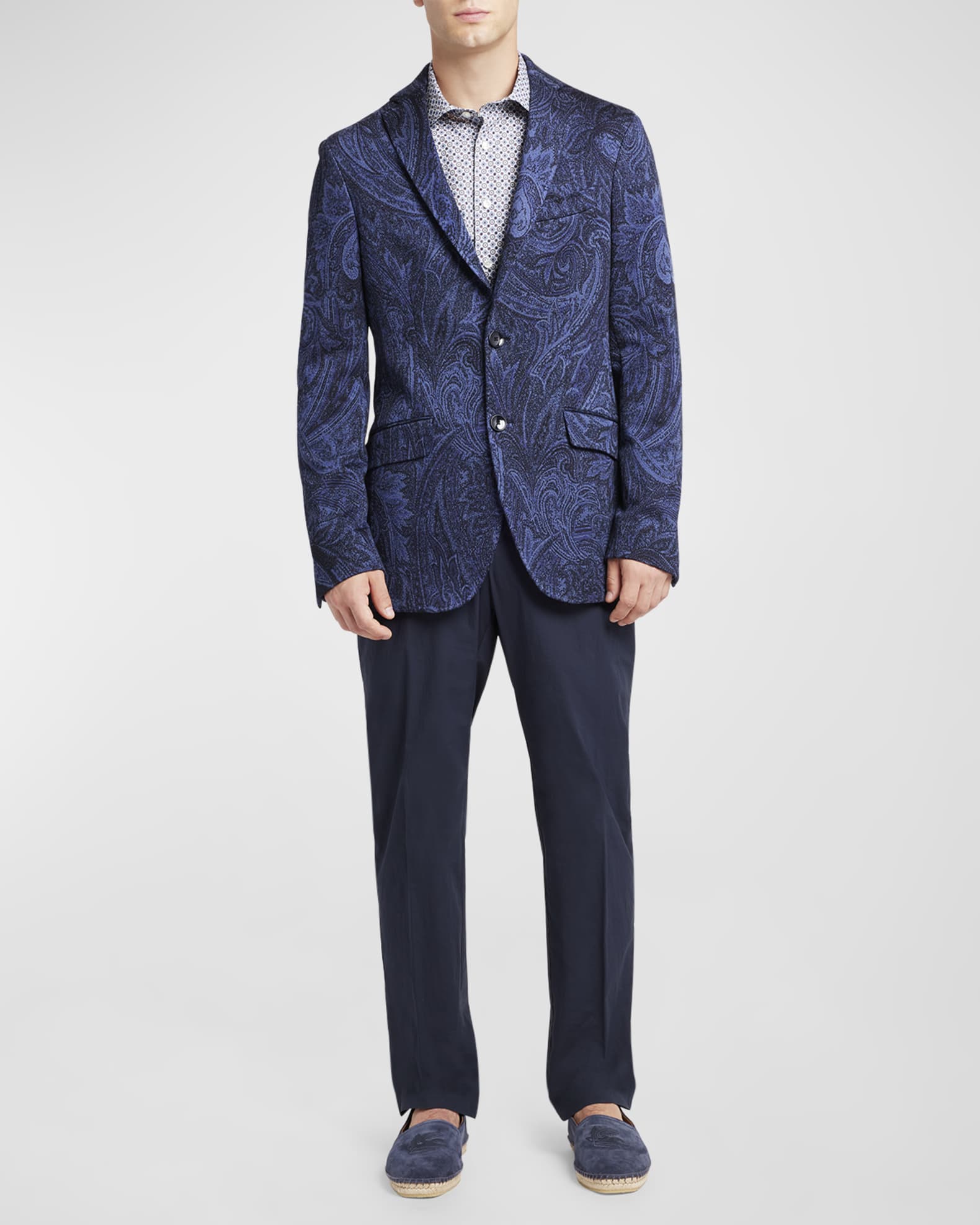 Mens paisley sport on sale coat