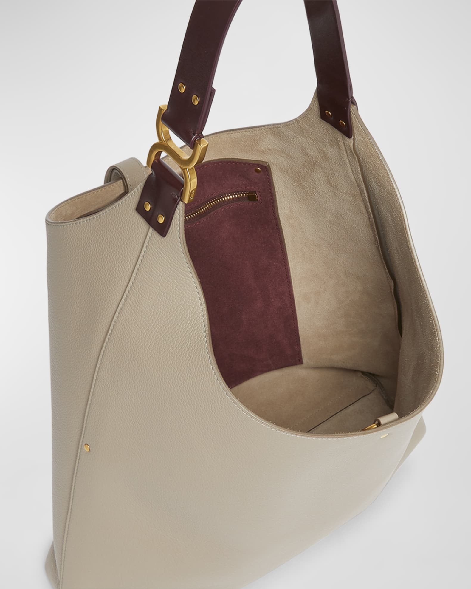 Chloe Marcie Hobo Bag in Grained Leather | Neiman Marcus