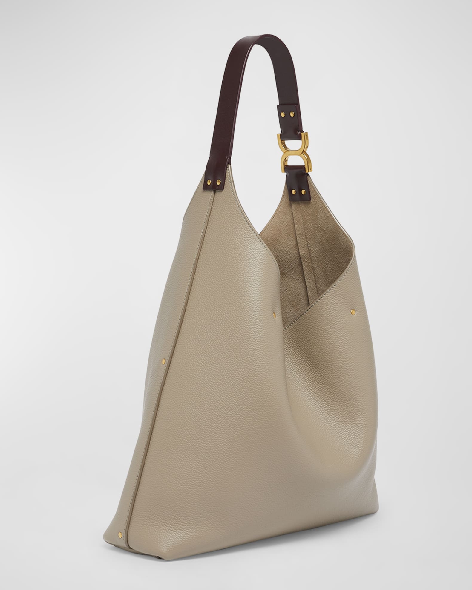 Chloe Marcie Hobo Bag in Grained Leather | Neiman Marcus