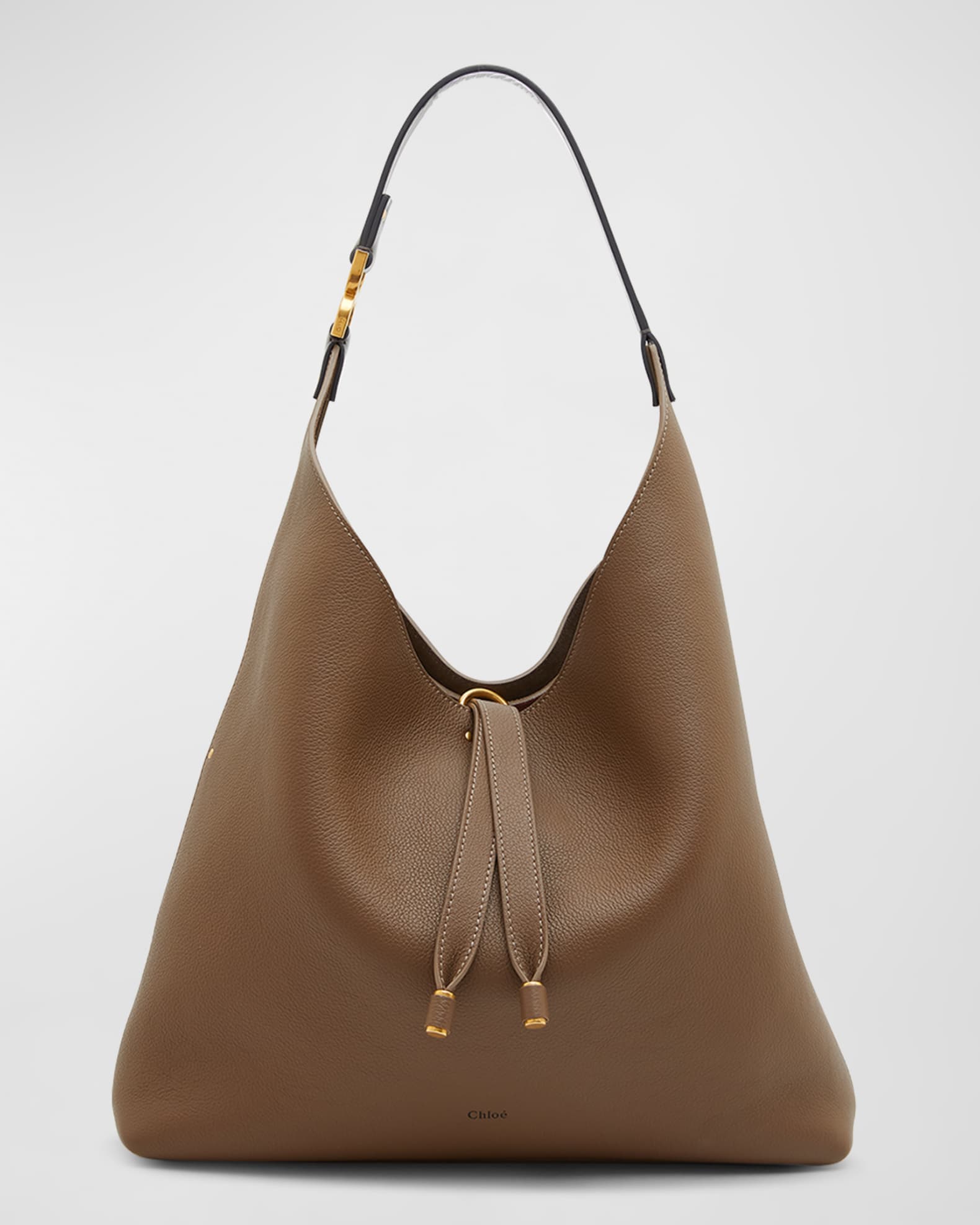 Chloe Marcie Hobo Bag in Grained Leather