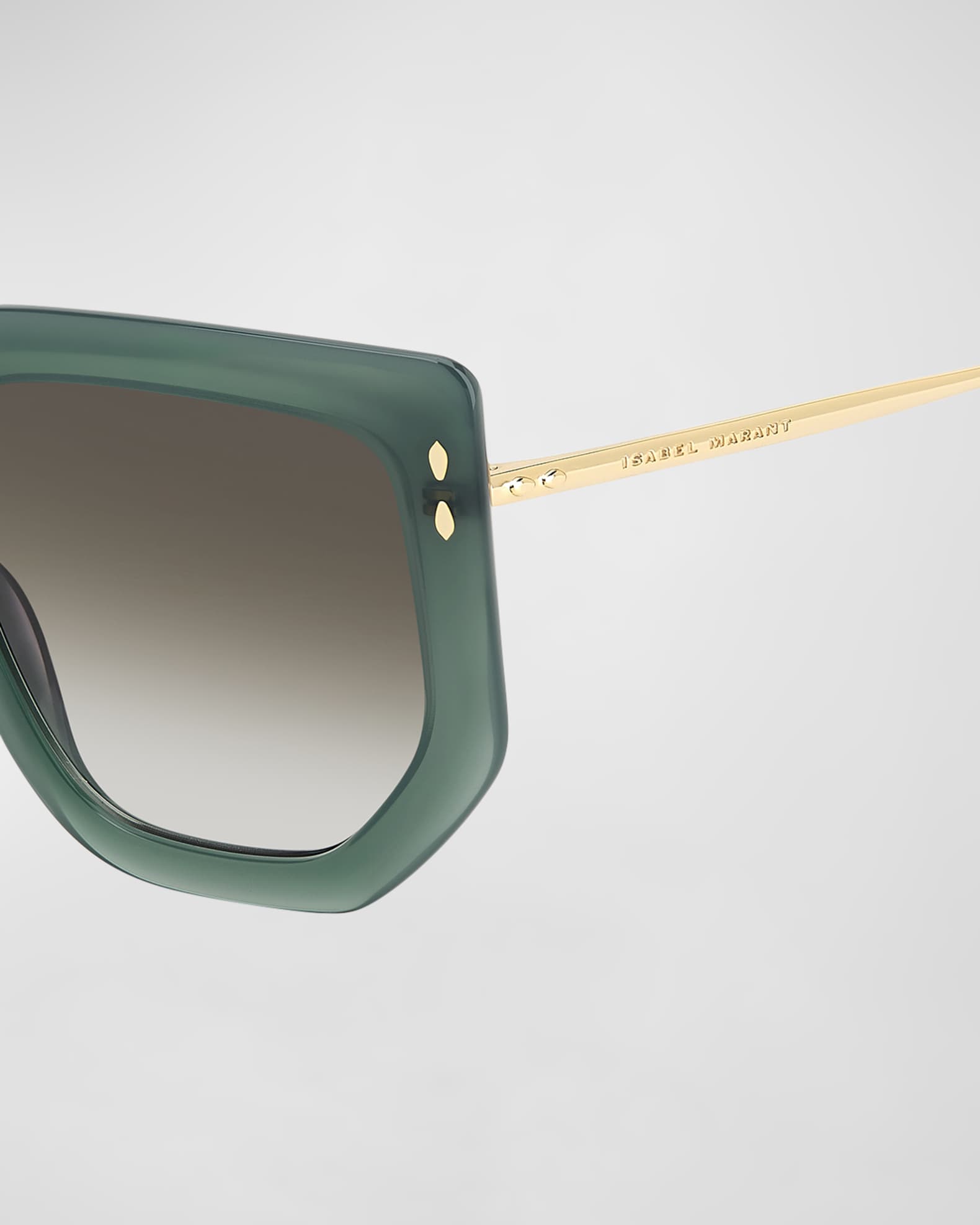 Gradient Mixed-Media Butterfly Sunglasses  1