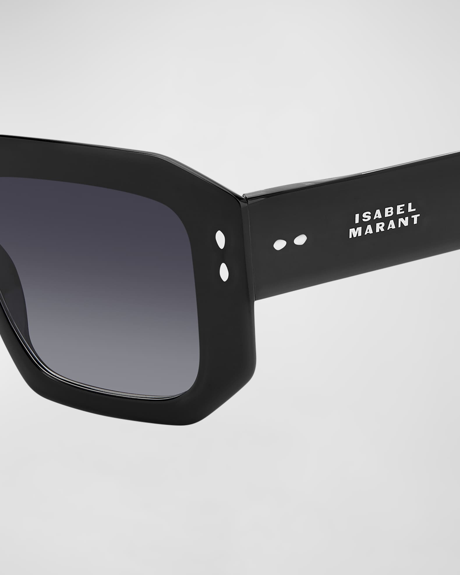 サングラス Isabel Marant Sunglasses IM0153GS 8079O Black Gradient Isabel Marant Gradient Acetate Square Sunglasses | Neiman Marcus