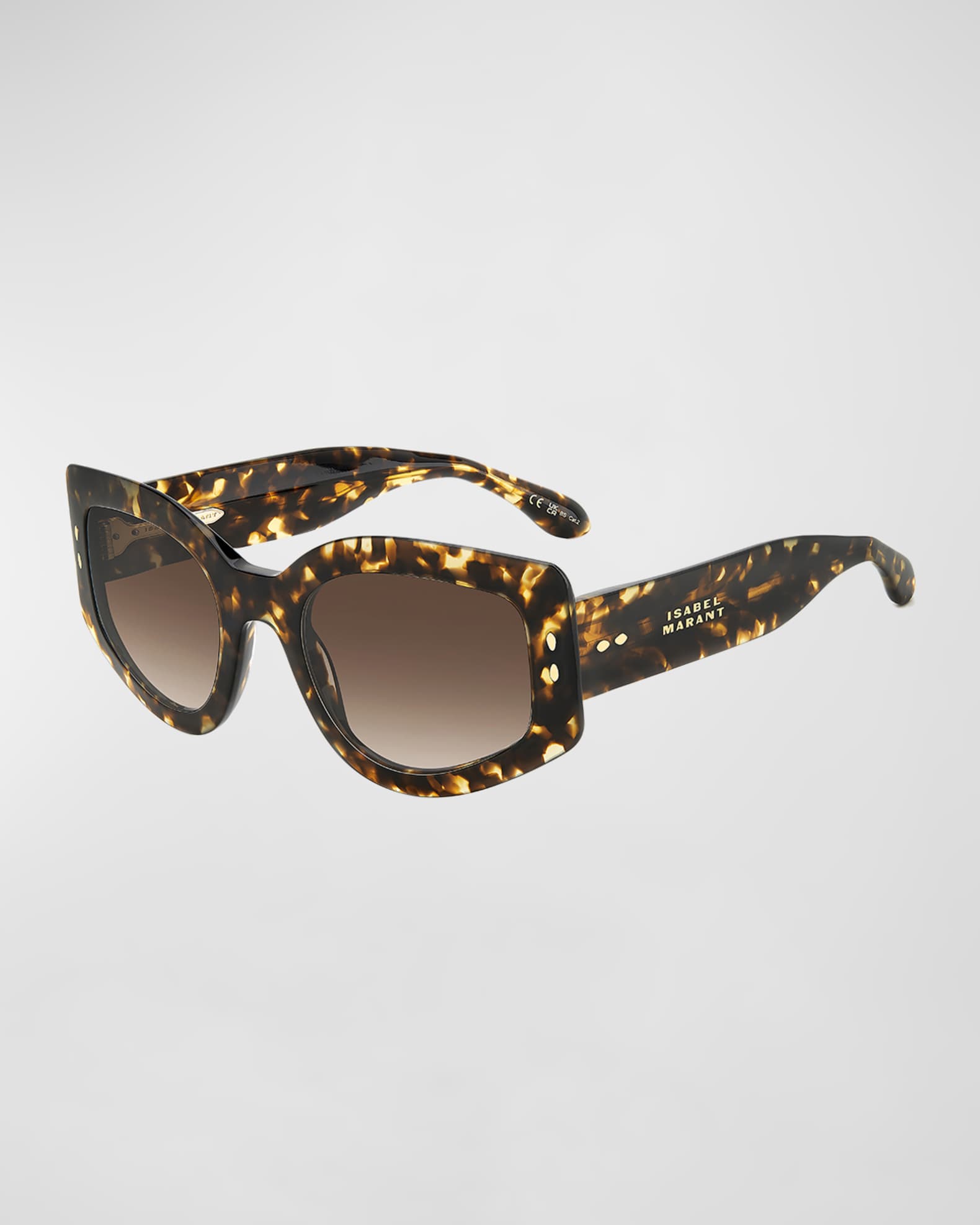 Square Metal Sunglasses in Multicoloured - Isabel Marant