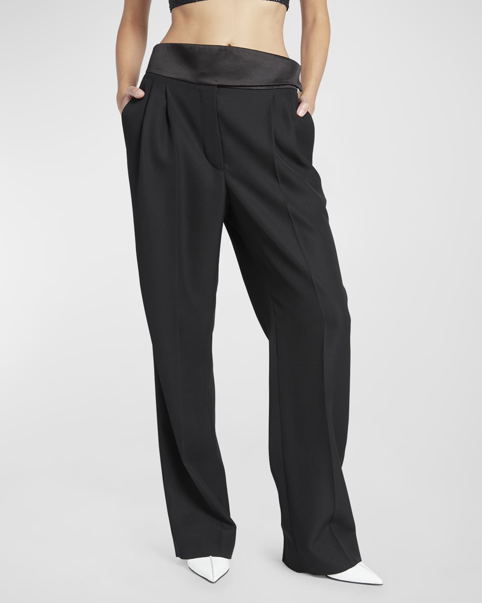 セール(SALE)開催中！ファッション通販 Stella McCartney Marcus Neiman | Trousers Tuxedo Wool Wide-Leg パンツ