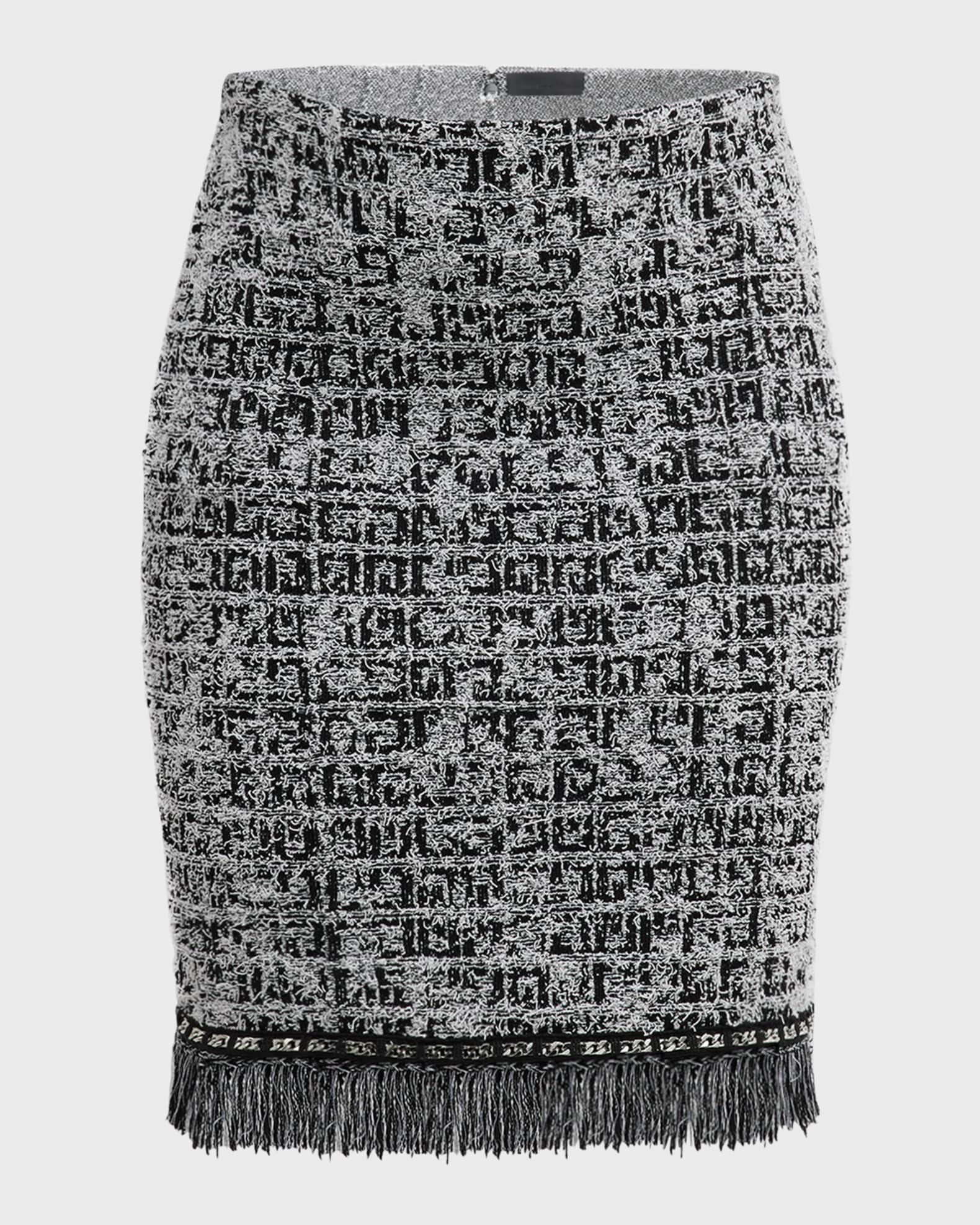 Givenchy Tweed Knit Mini Skirt
