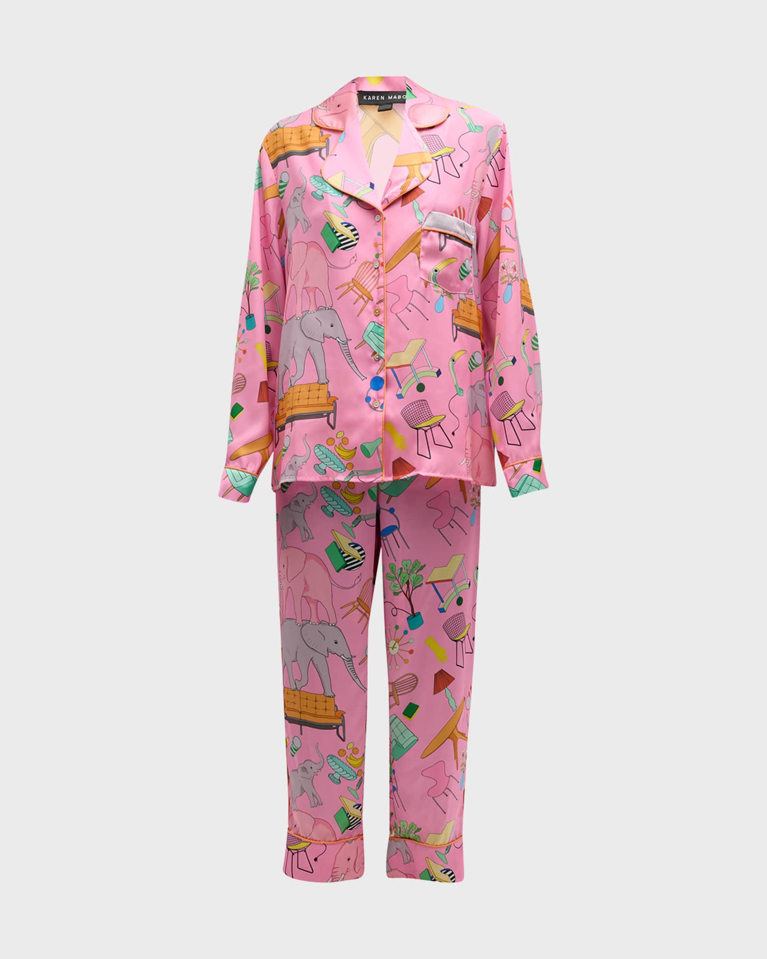 Silk elephant pajamas 2025