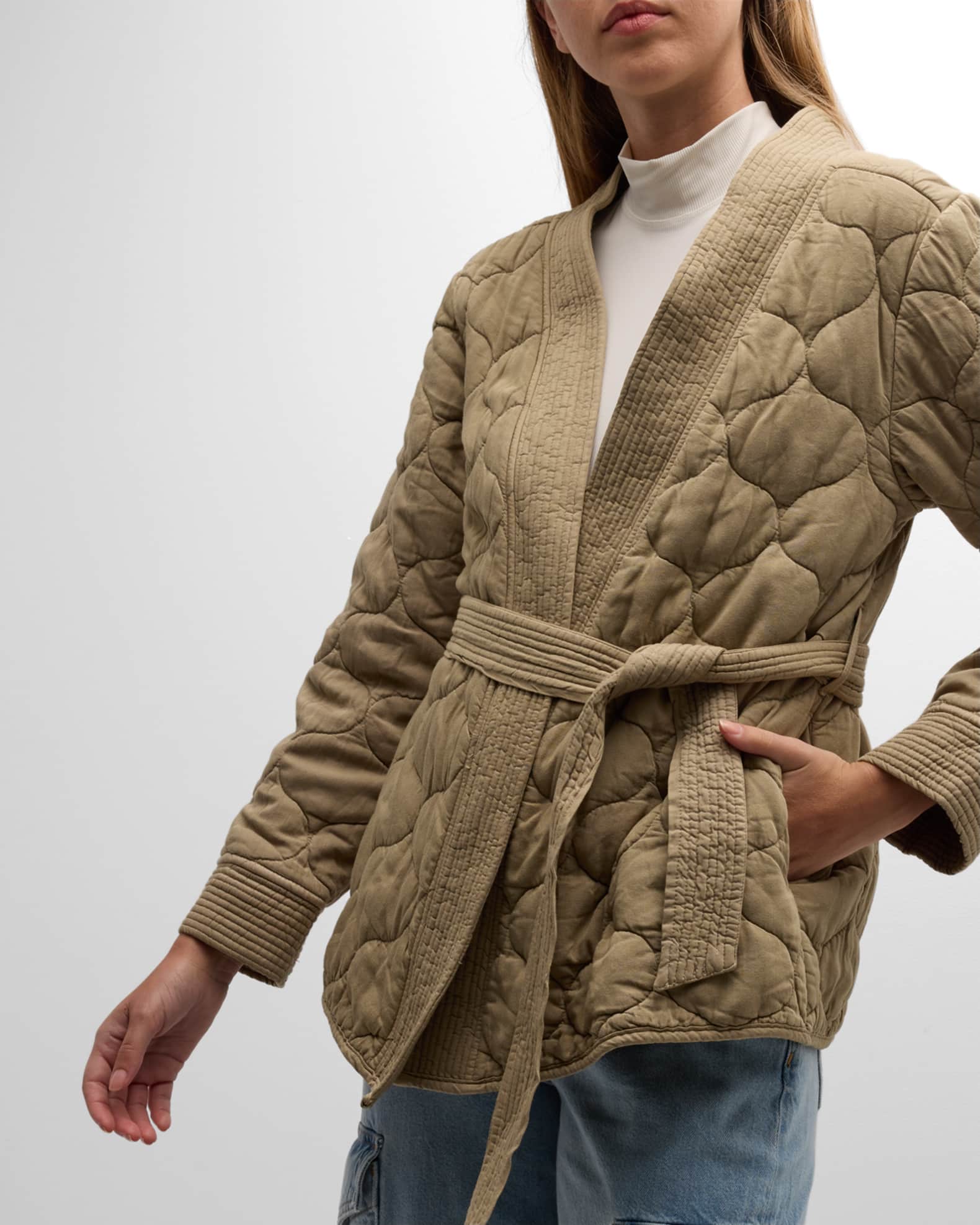 Rails Monterey Quilted Wrap Jacket Neiman Marcus