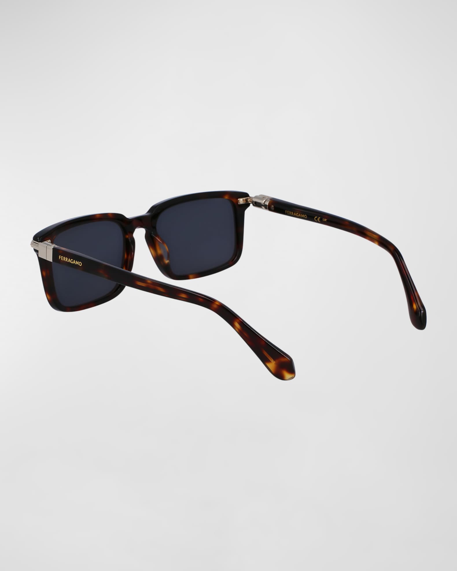 Men's Gancini Evolution Acetate Rectangle Sunglasses 1