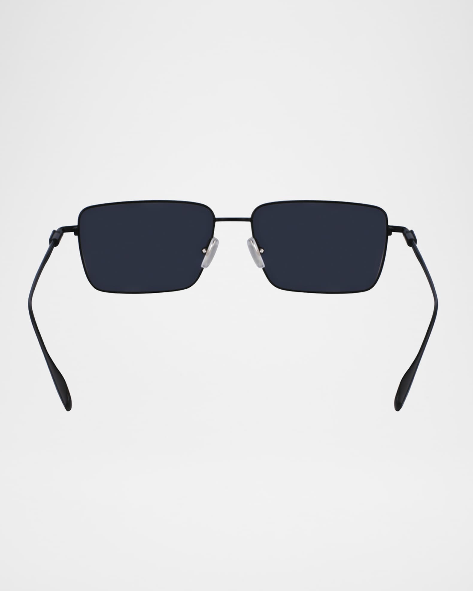 Ferragamo Men's Gancini Evolution Metal Rectangle Sunglasses