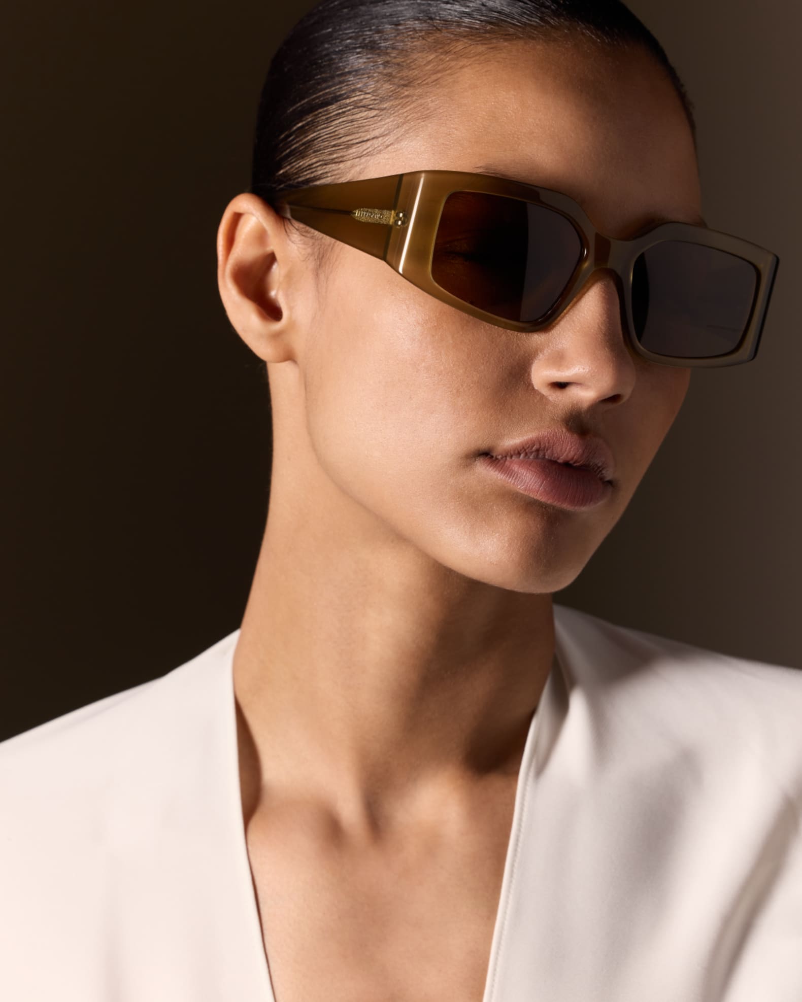 Ferragamo♪SALE♪0770923 Ferragamo Micro-Logo Acetate Rectangle Sunglasses | Neiman